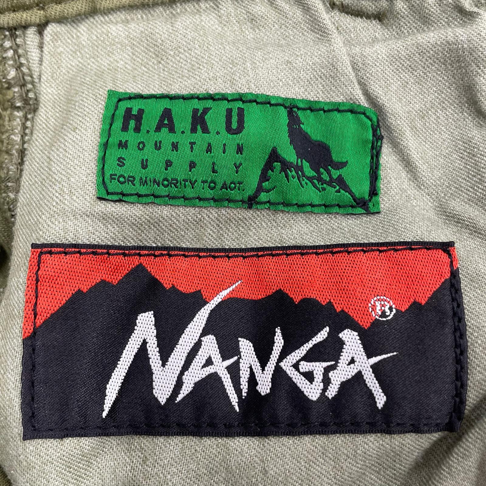 デニムパンツ nanga haku サルエル LL カーキ