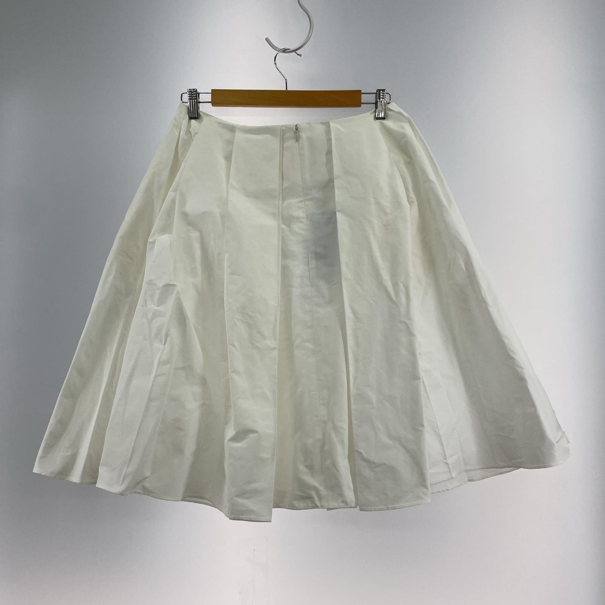 ミニスカート JILL SANDER NAVY プリーツスカート　白 ホワイト