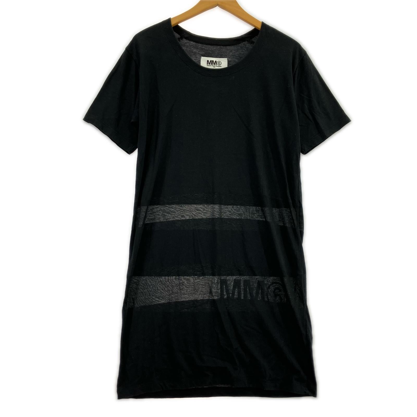 ワンピース MM6 14AW Cotton SS Tee One-piece M BLK M ブラック