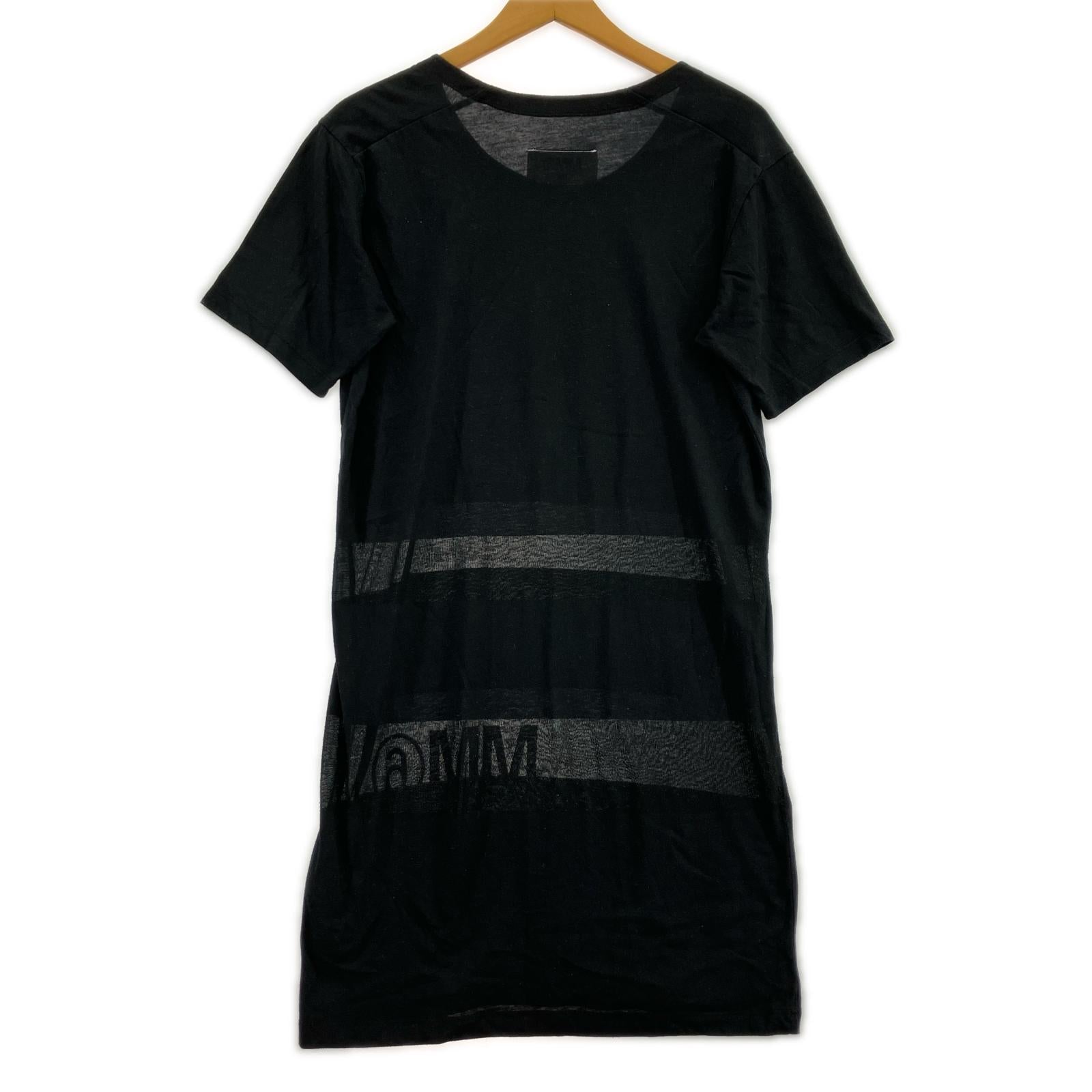 ワンピース MM6 14AW Cotton SS Tee One-piece M BLK M ブラック