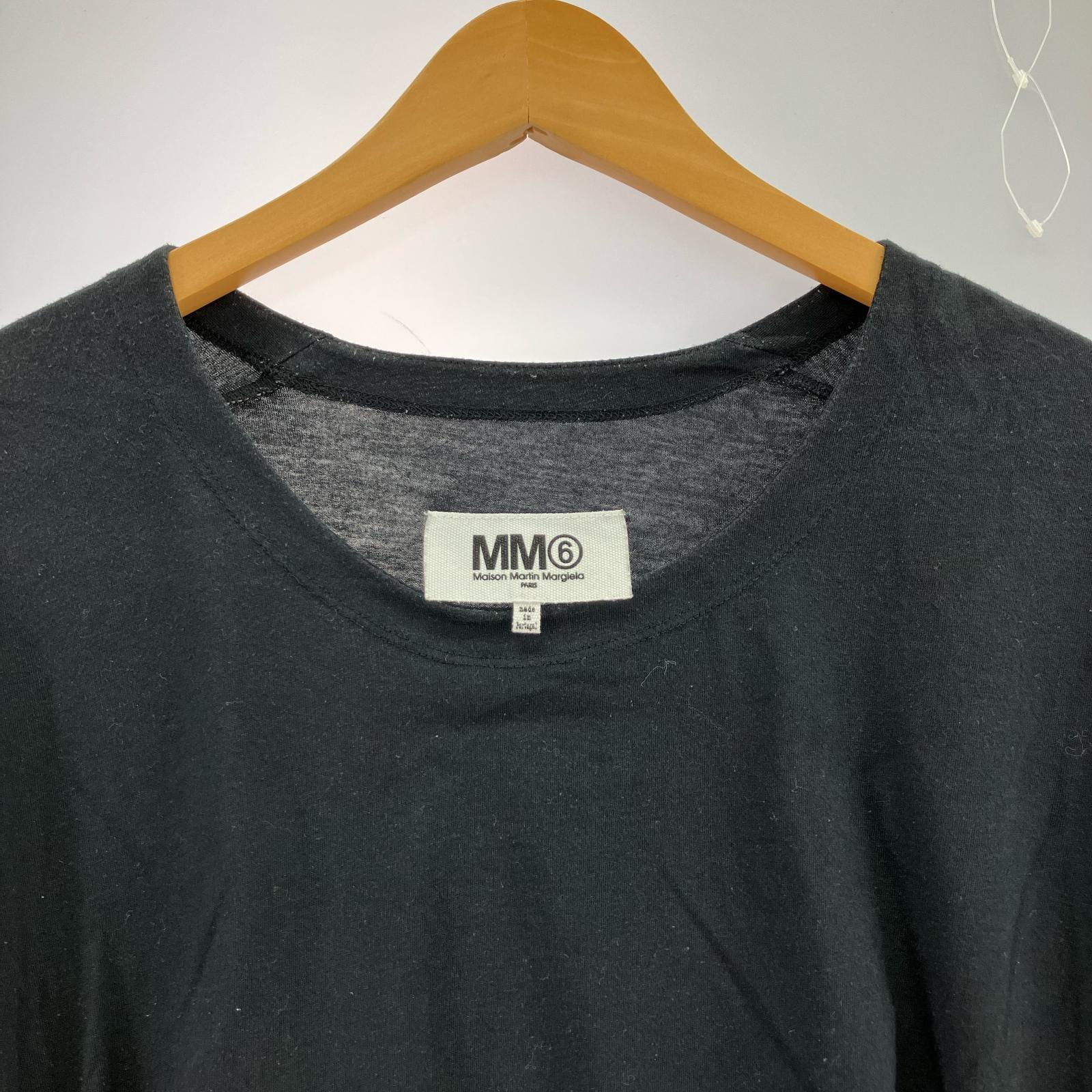 ワンピース MM6 14AW Cotton SS Tee One-piece M BLK M ブラック