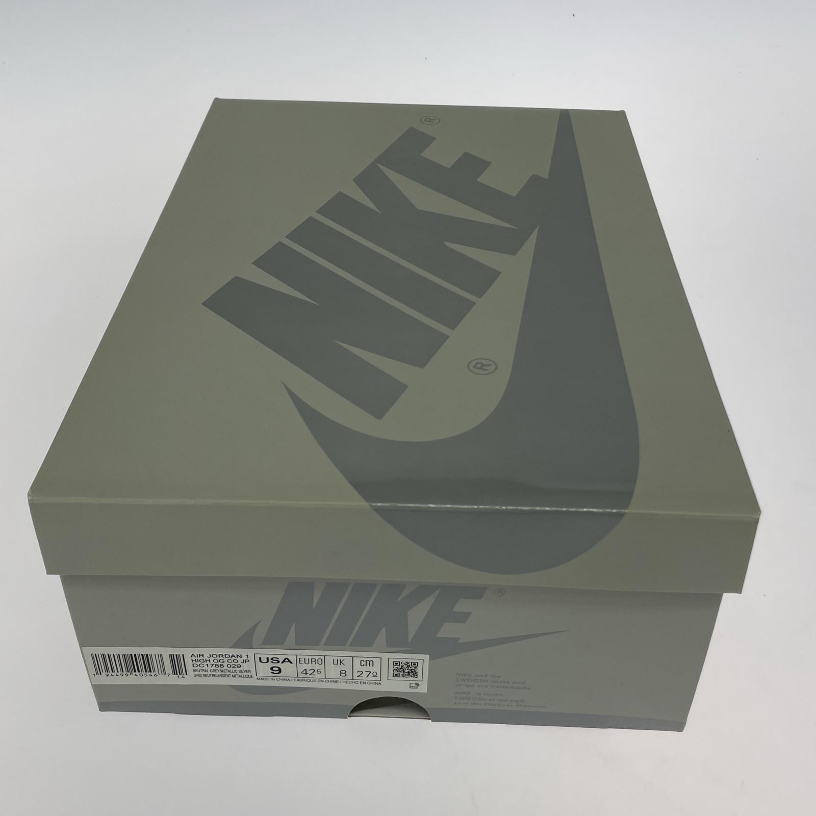 スニーカー AIRJORDAN1 RETRO HIGH OG CO.JP TKY（27.0） 27cm (US9 UK8 1/2 EU44) グレー
