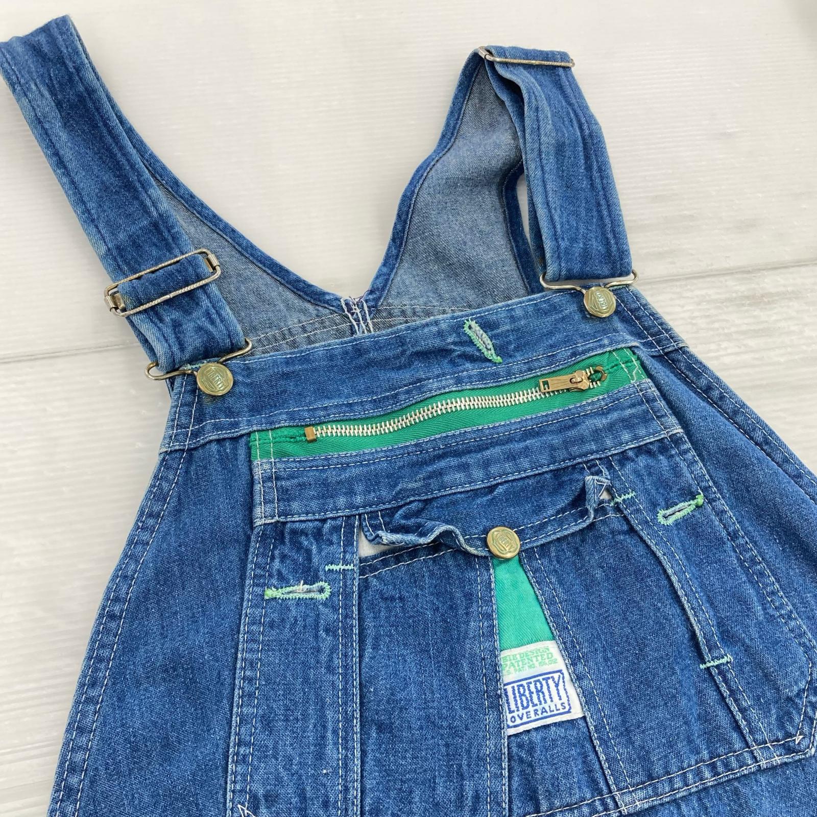 オーバーオール LIBERTY デニム オーバーオール ブルー