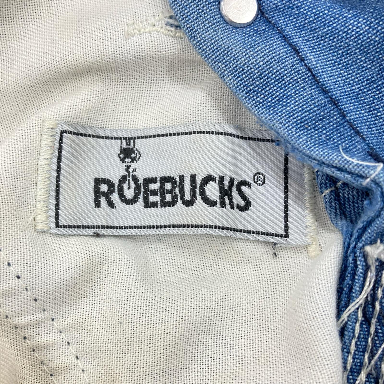 オーバーオール ROEBUCS デニム オーバーオール ブルー