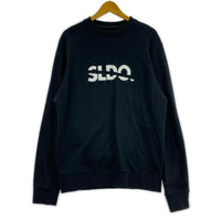 スウェット SLDO. ﾛｺﾞﾌﾟﾘﾝﾄｽｳｪｯﾄ ブラック