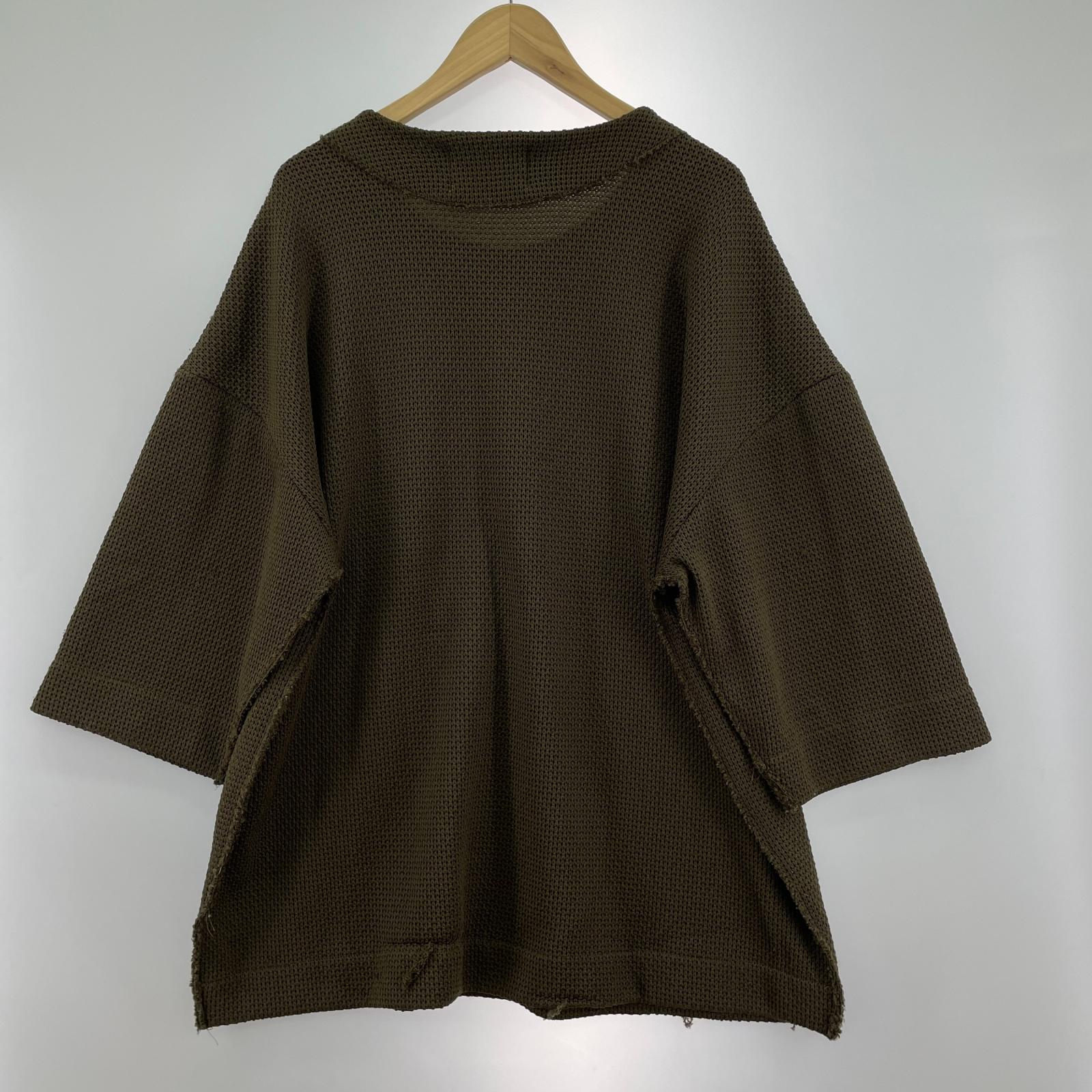 ニット VOAAOV Honey Comb Quarter Gauge Tops
