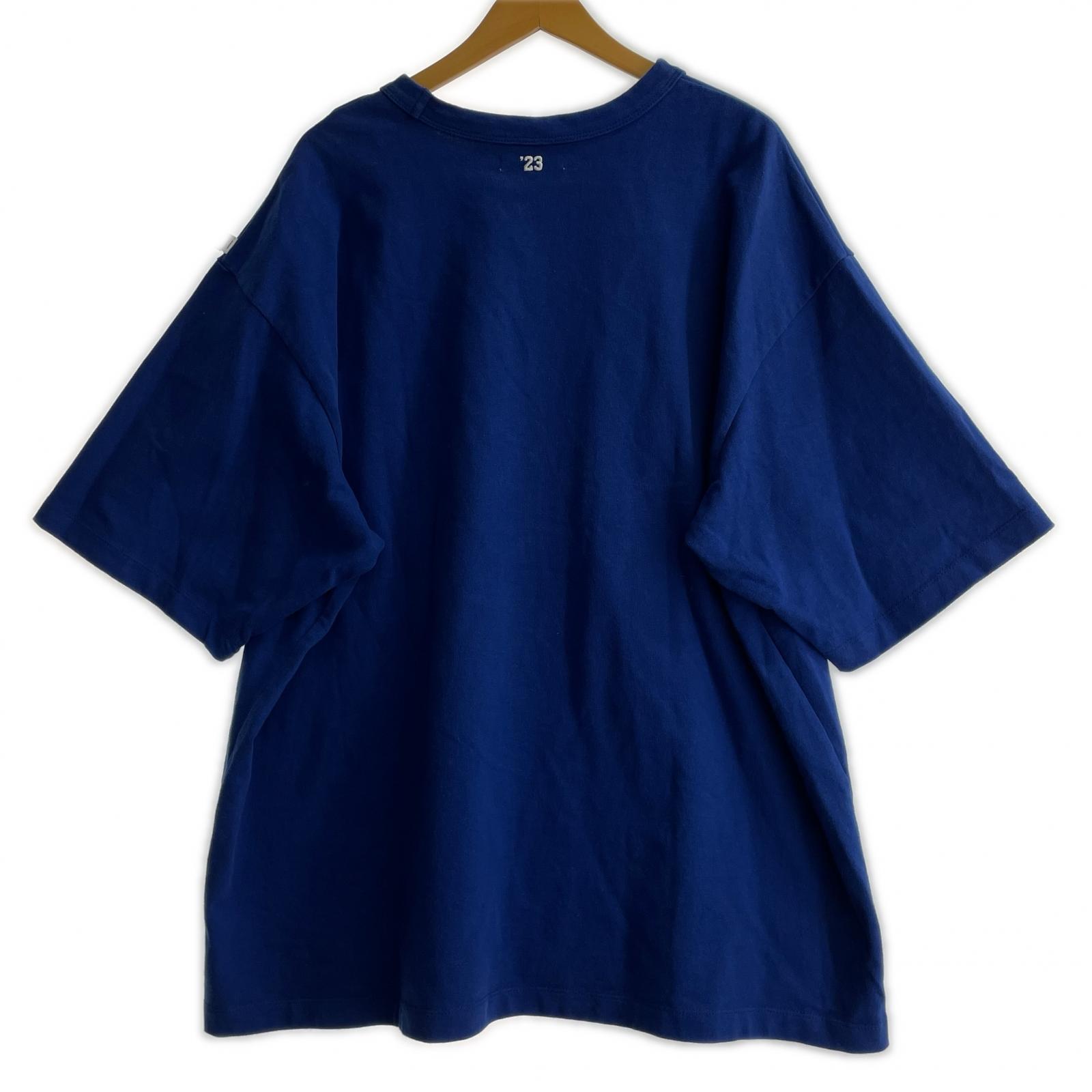半袖Ｔシャツ cahlumn ポケット tee ブルー