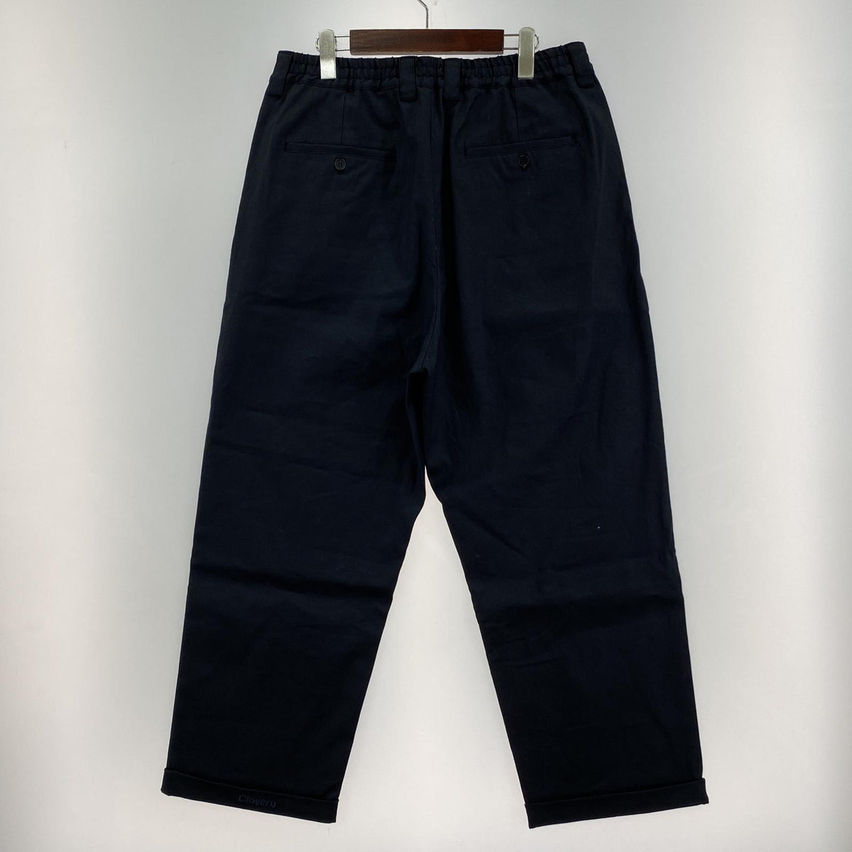 パンツ Cloveru comfort linen pants  (XL) ブラック