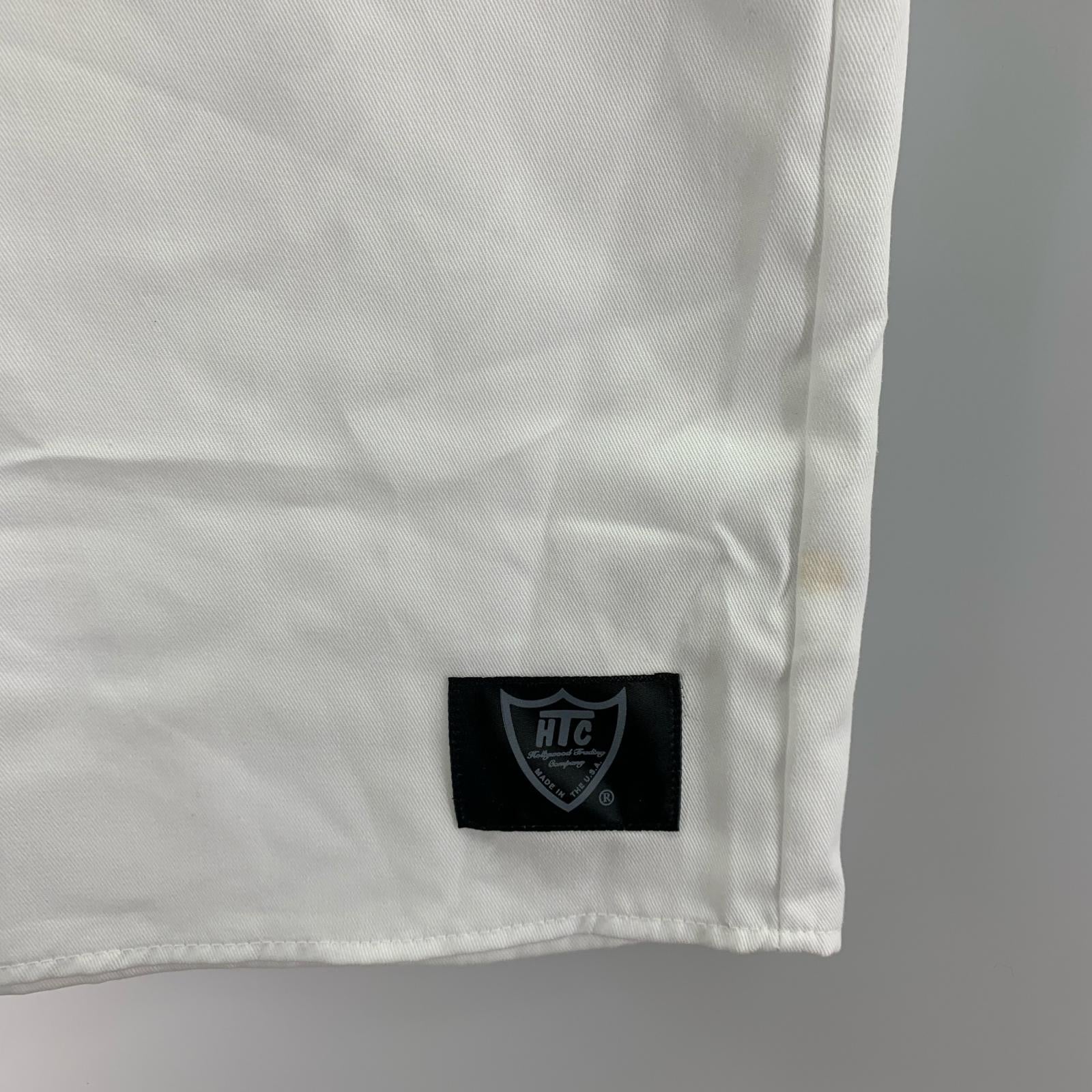 半袖シャツ HTC×Dickies Short Sleeve Work Shirt Shield L ホワイト L ホワイト