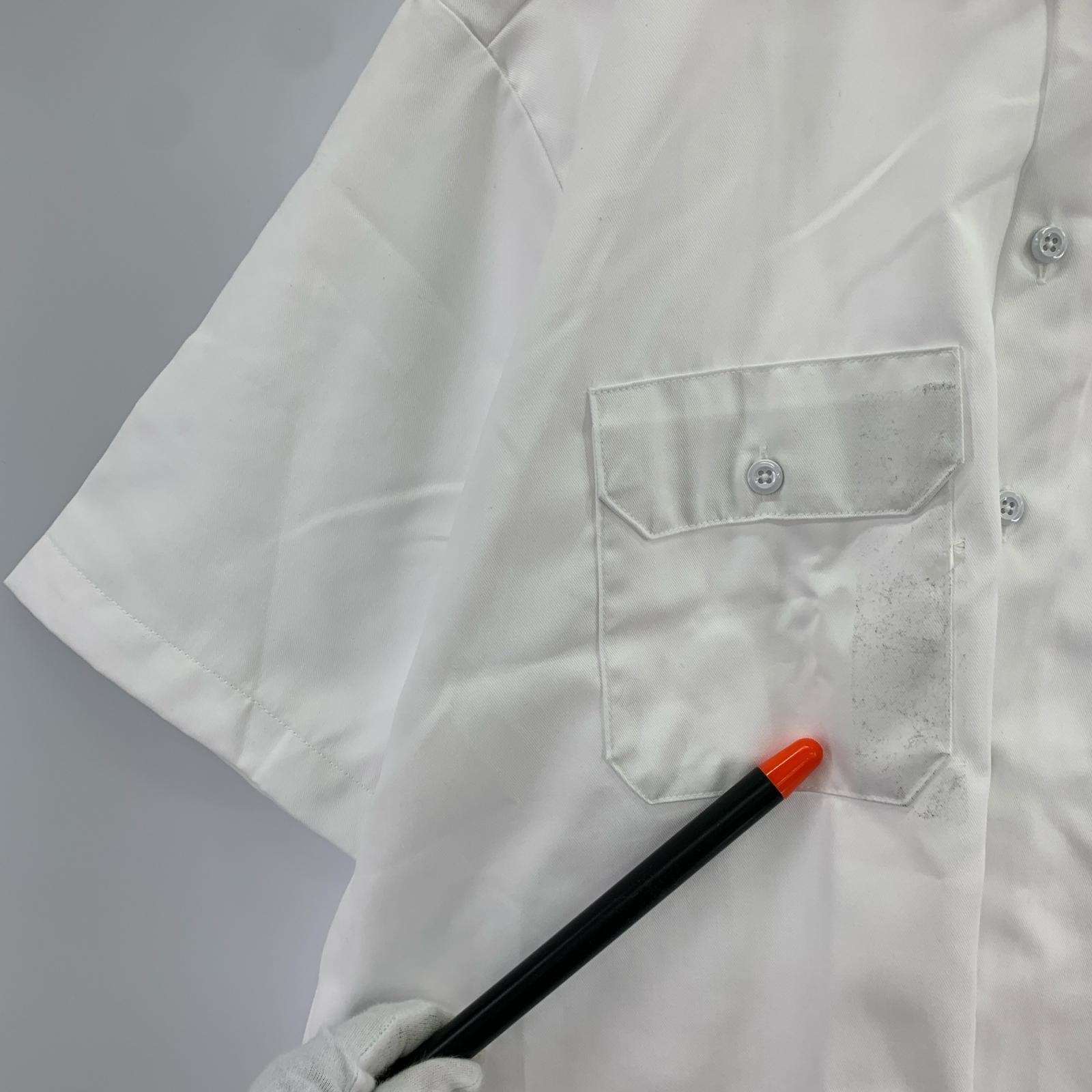 半袖シャツ HTC×Dickies Short Sleeve Work Shirt Shield L ホワイト L ホワイト