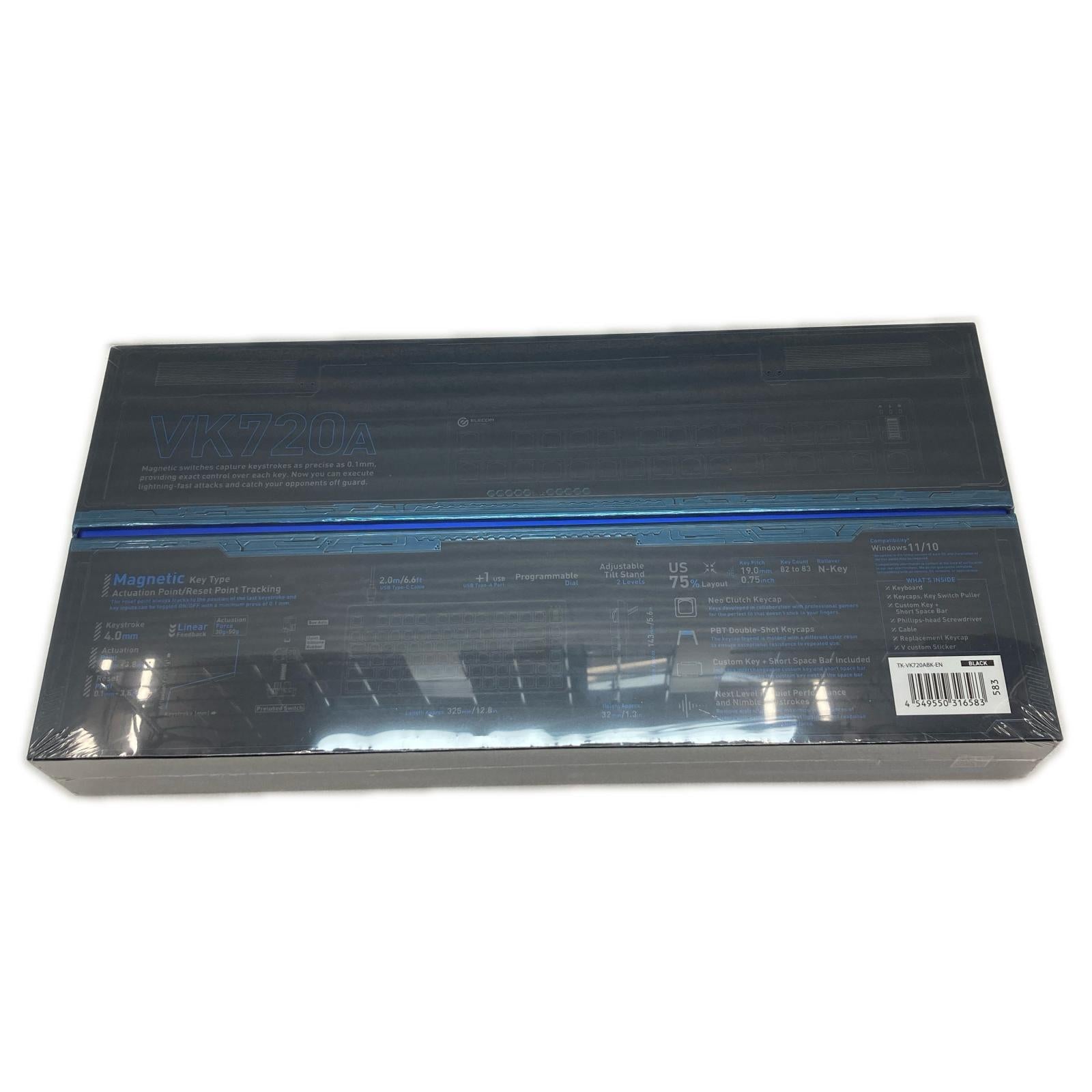 (N)ELECOMゲーミングキーボードTK-VK720AWH-EN TK-VK720AWH-EN PC周辺機器
