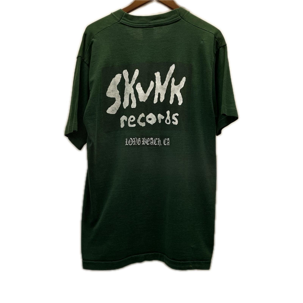 半袖Ｔシャツ 90s Sublime Skunk Records バンドTシャツﾌﾙｰﾂ2枚ﾀｸﾞ L グリーン
