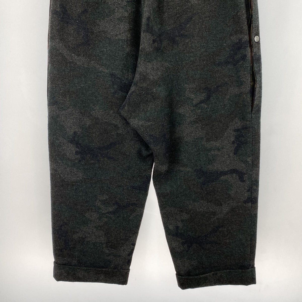 パンツ Yohji Yamamoto POUR HOMME 14AW ｶﾓﾌﾗ ﾌﾗｯﾌﾟ ｳｰﾙﾊﾟﾝﾂ 3 3 グレー