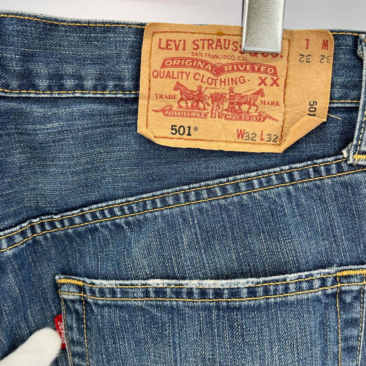 デニムパンツ 501 裏359 ｲﾝﾃﾞｨｺﾞ