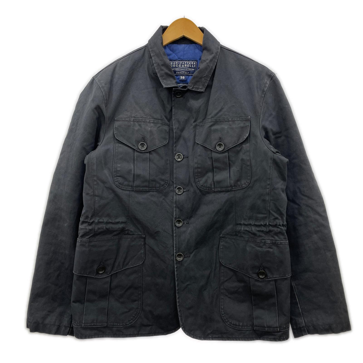 ミリタリージャケット manifattura ceccarelli style 7009 38 グレー