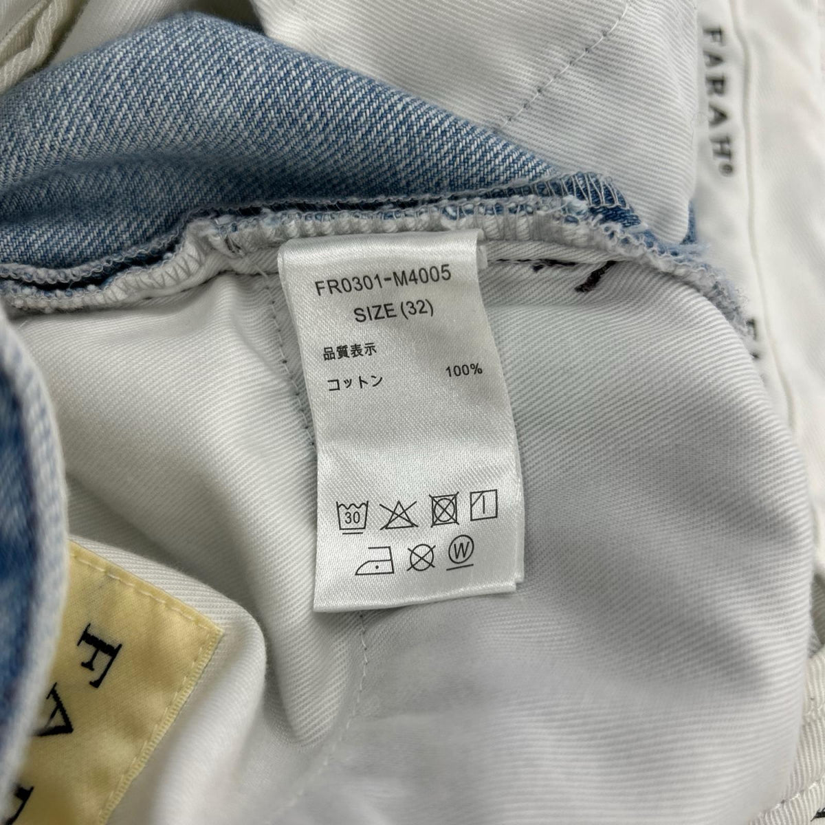 デニムパンツ FARAH 2ﾀｯｸﾃﾞﾆﾑﾊﾟﾝﾂ 32 ｻｯｸｽ 32