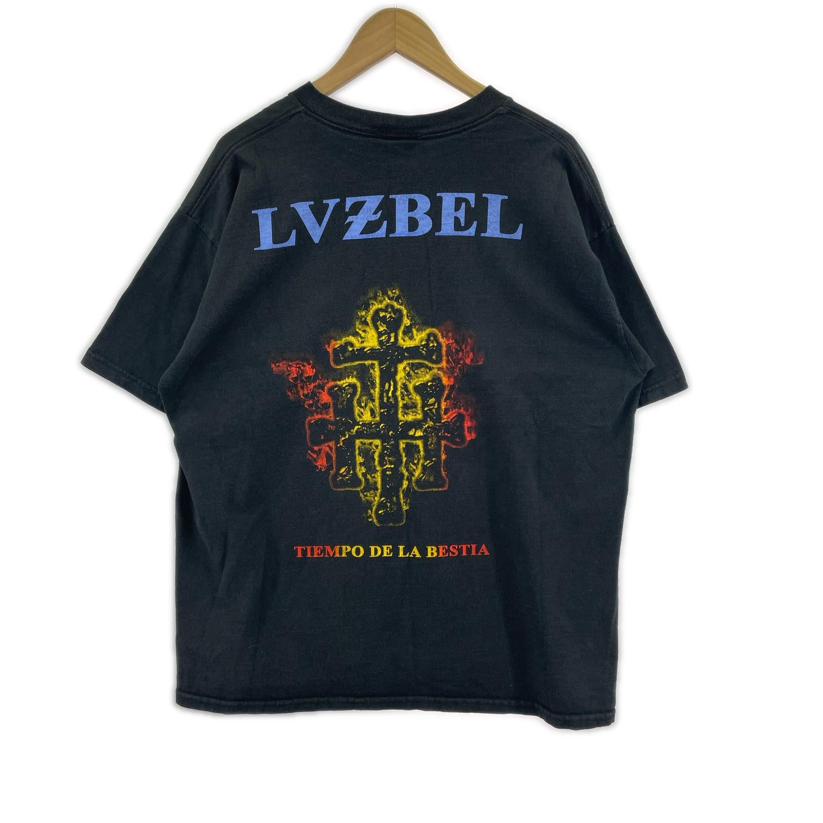 半袖Ｔシャツ LVZBEL バンドTEE ブラック
