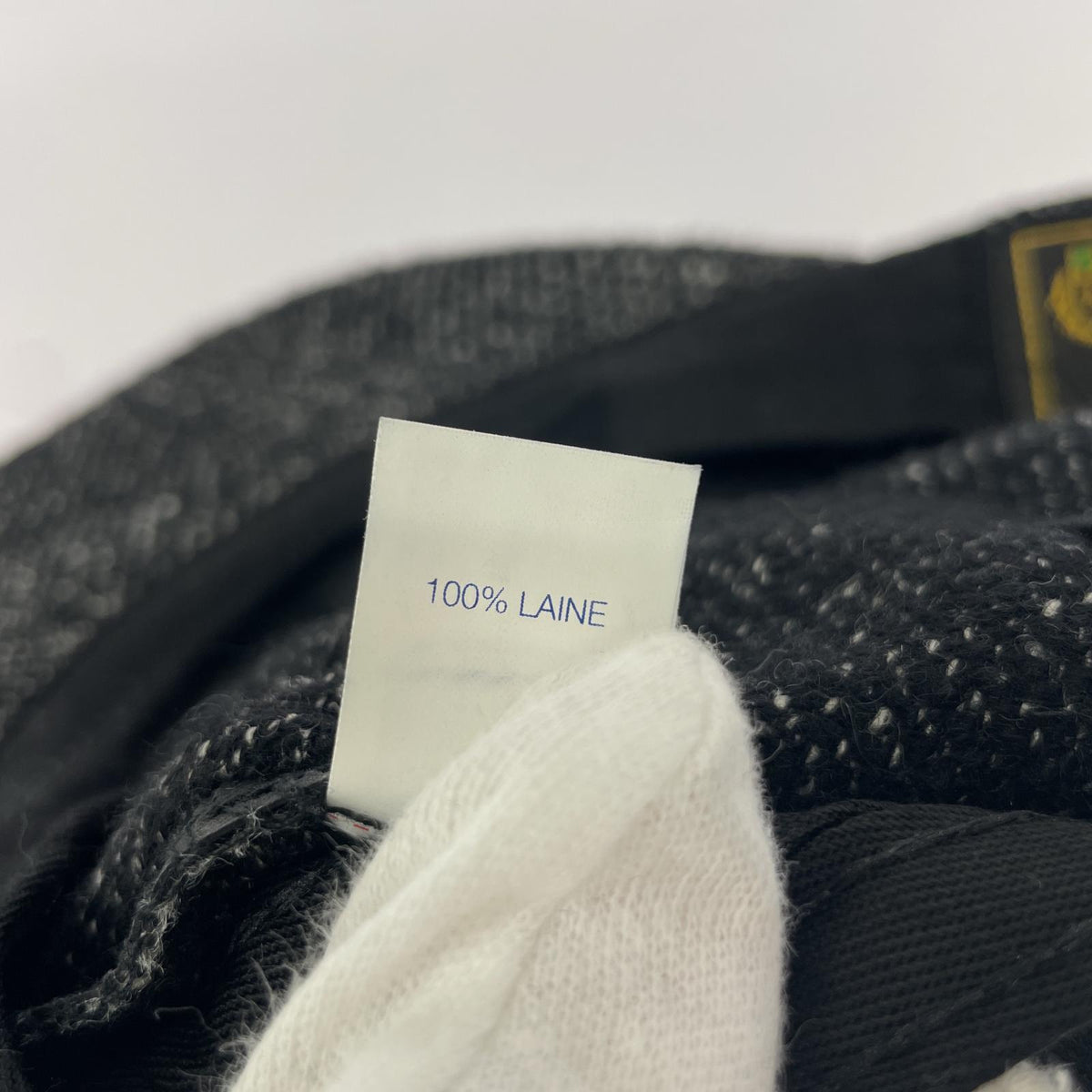 キャップ 18AW Loro Piana Wool Camp Cap ブラック