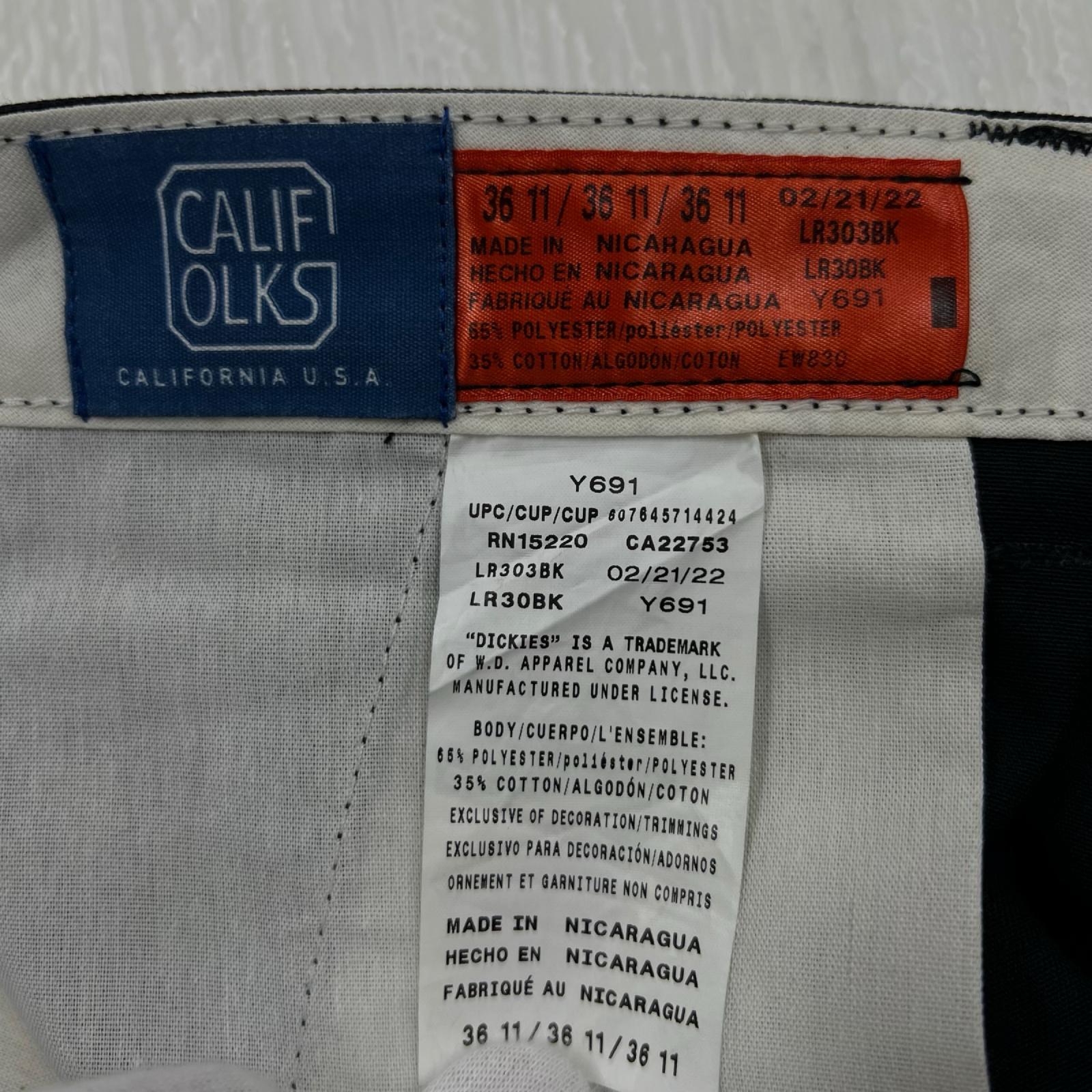 ショートパンツ CALIFOLKS×Dickies 22ss ﾂｲﾙｼｮｰﾂ ﾌﾞﾗｯｸ 36 ブラック