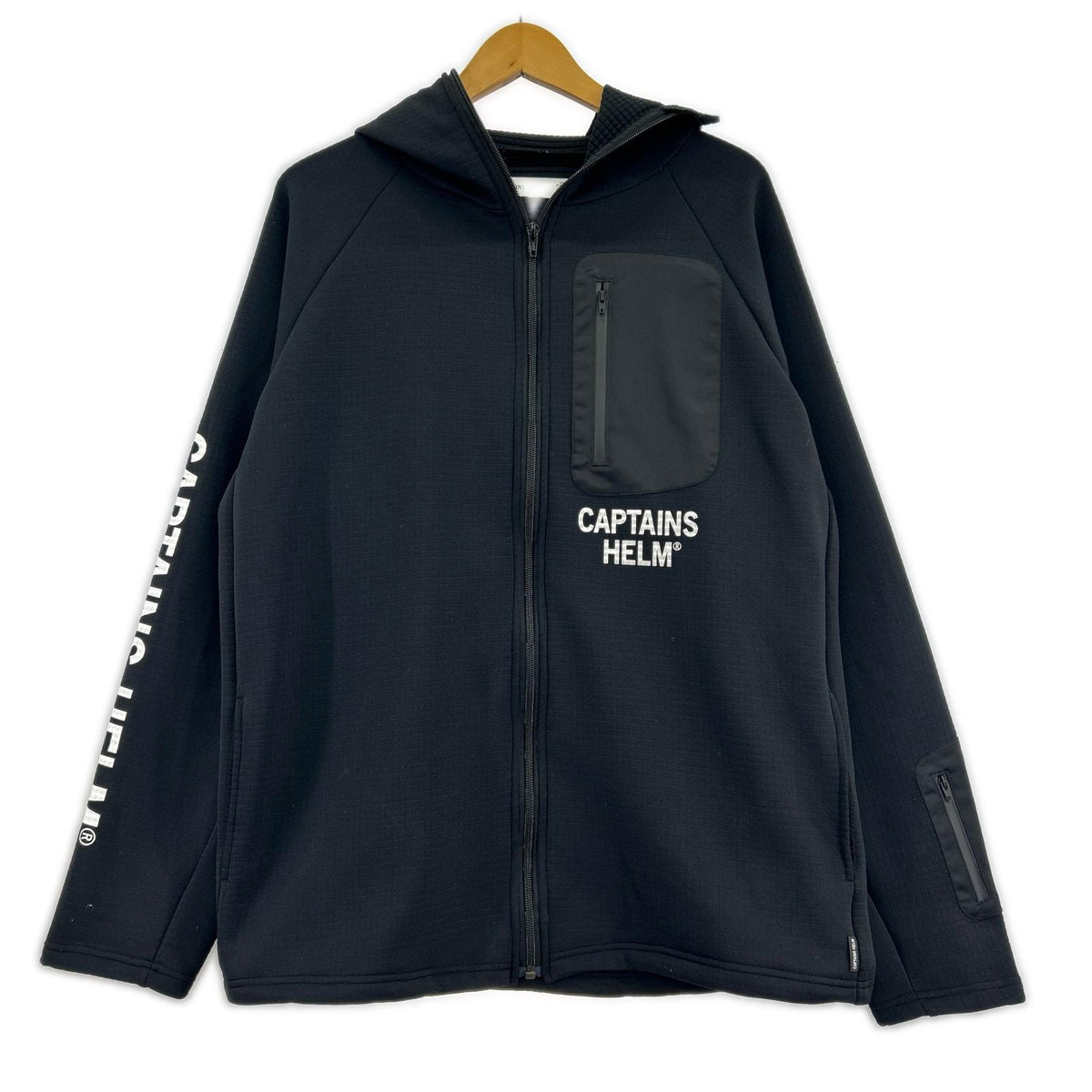 ジャケット W-S 2nd LAYER TECH HOODIE ブラック
