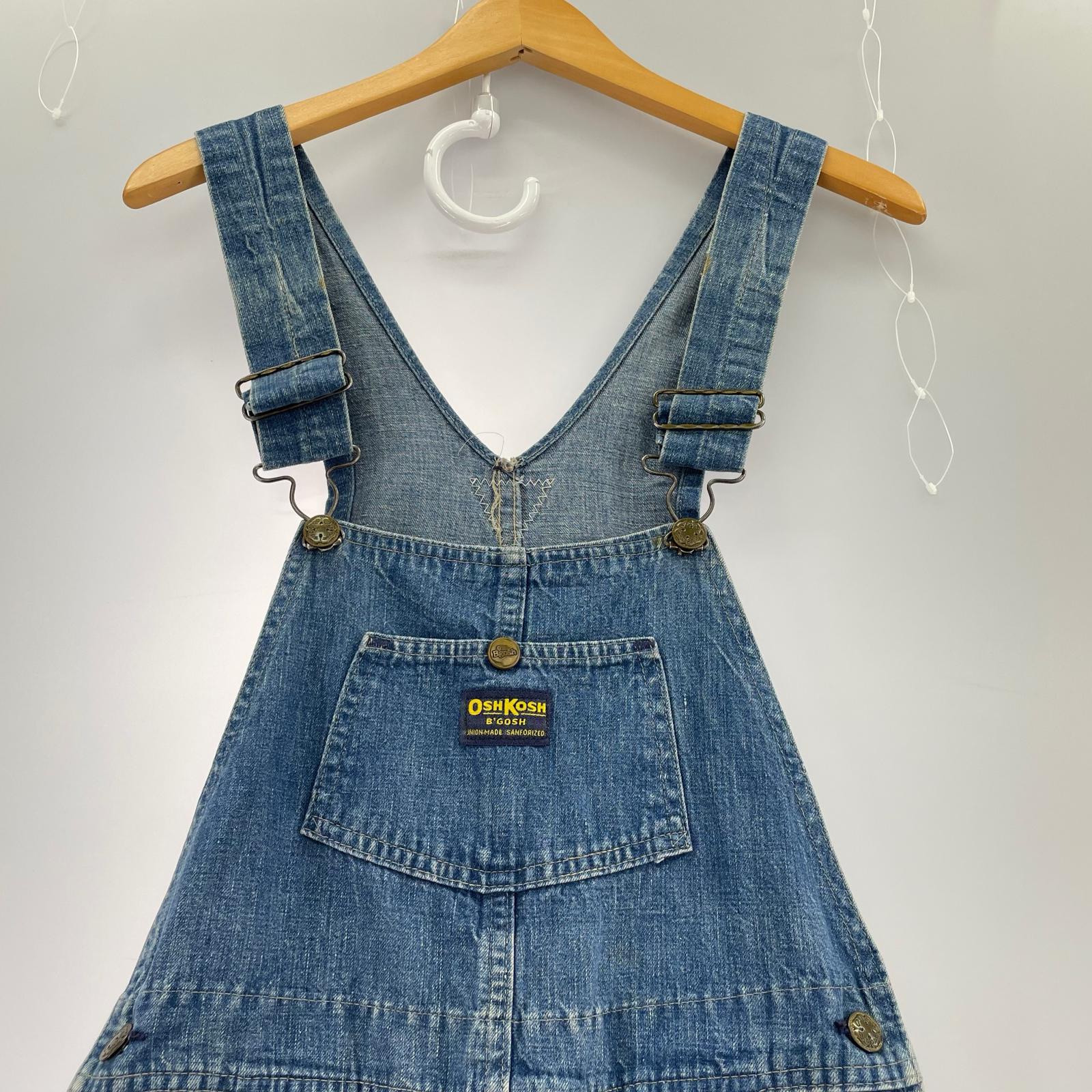 オーバーオール OSHKOSH TALON ZIP オーバーオール　OLD ブルー