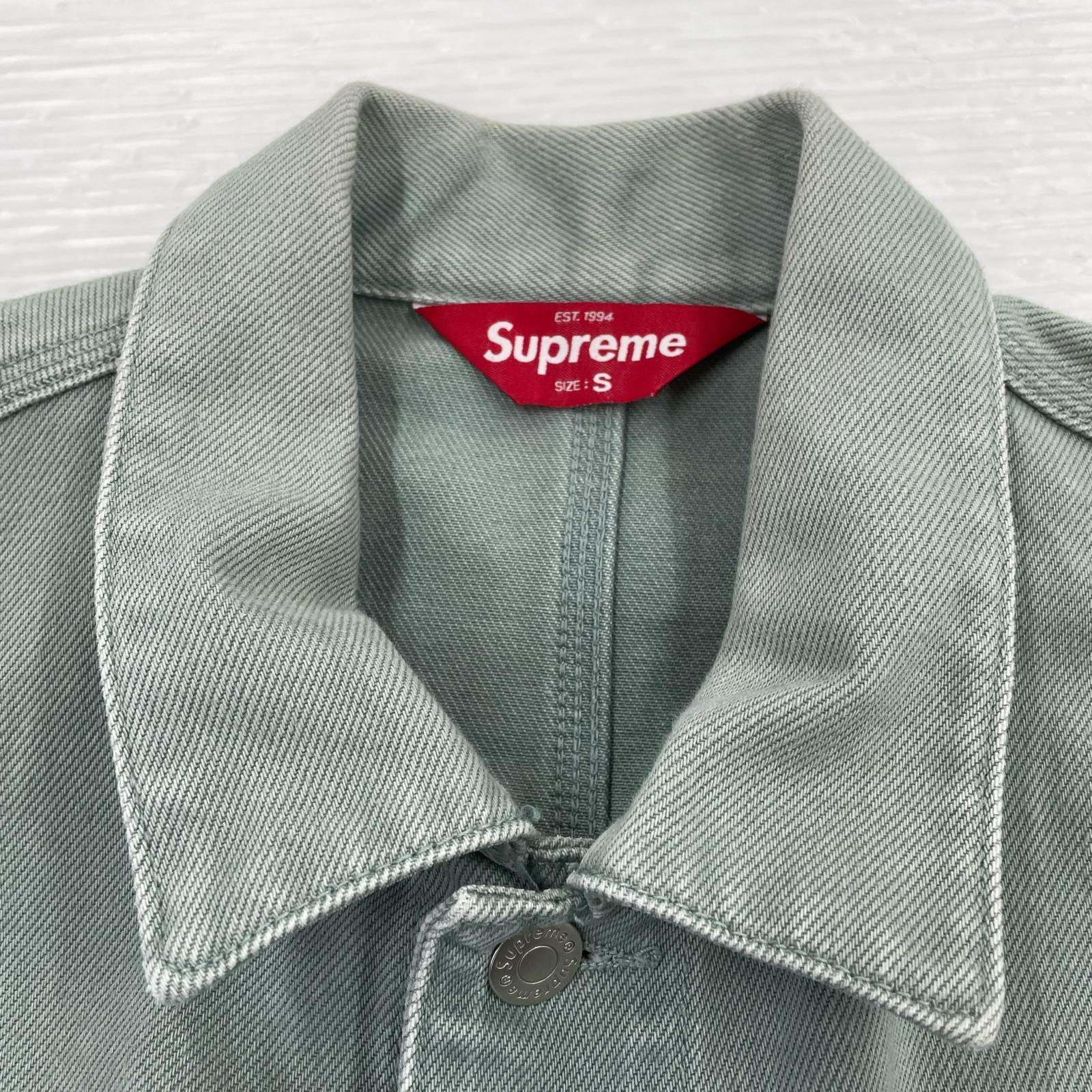 デニムジャケット 24SS Denim chore trucker jacket グリーン S S