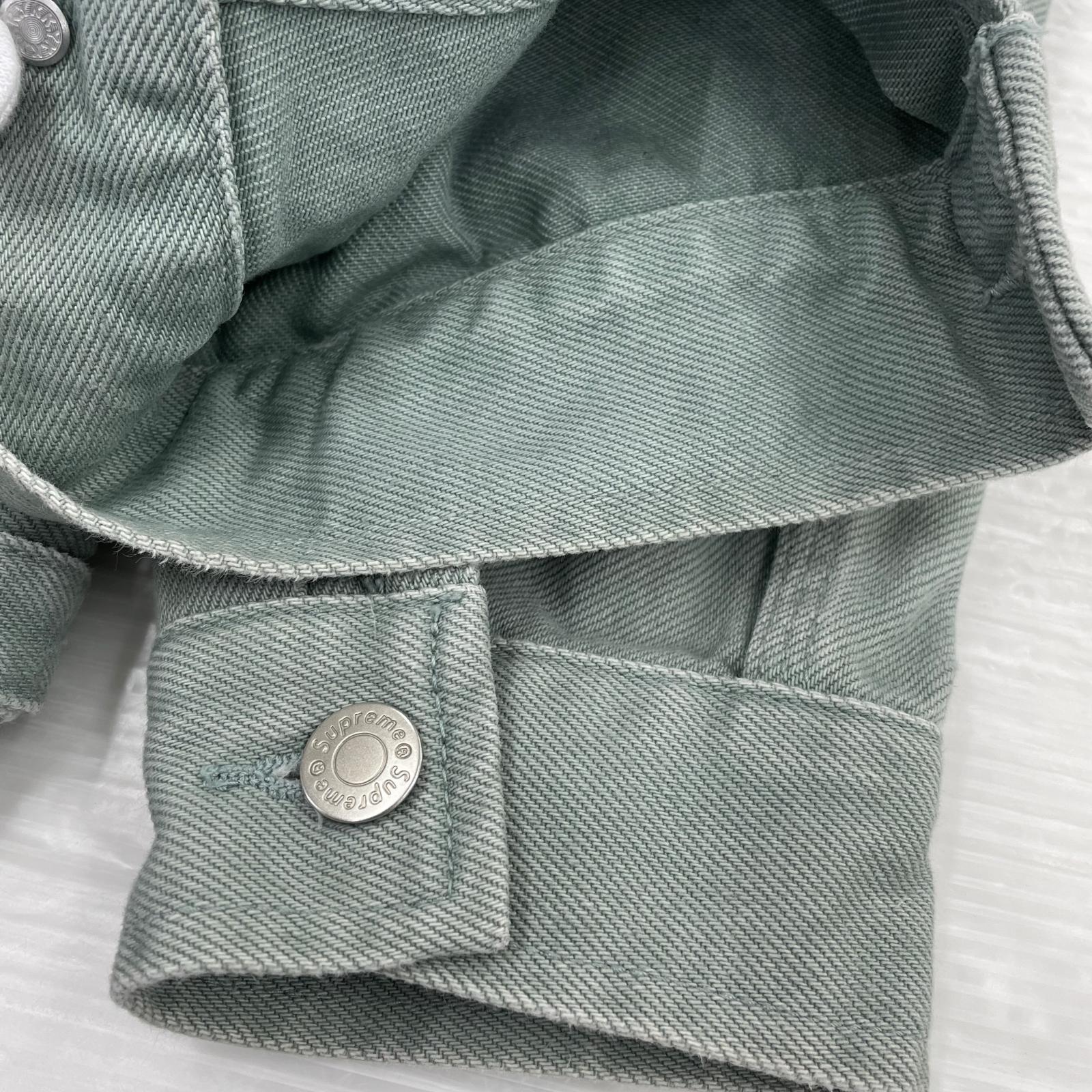 デニムジャケット 24SS Denim chore trucker jacket グリーン S S