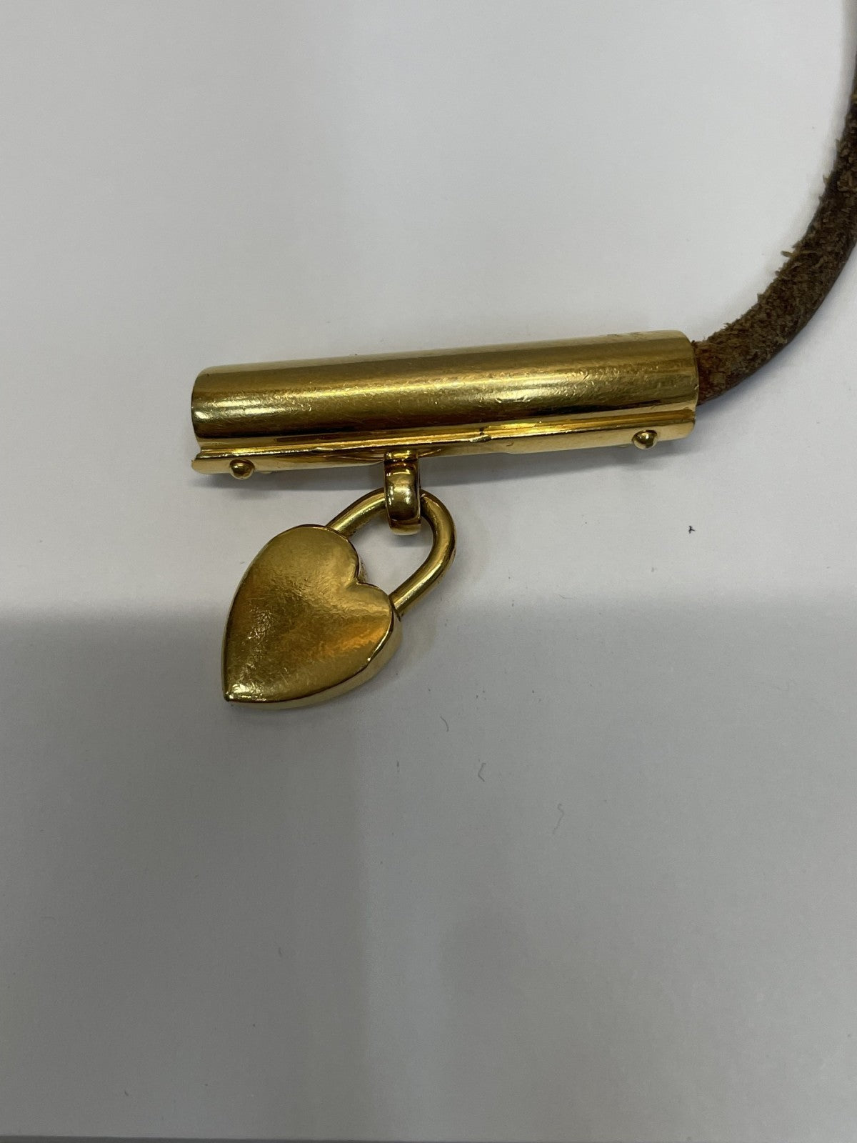 HERMES ヴィヴィリデ ハートパドロックチョーカー