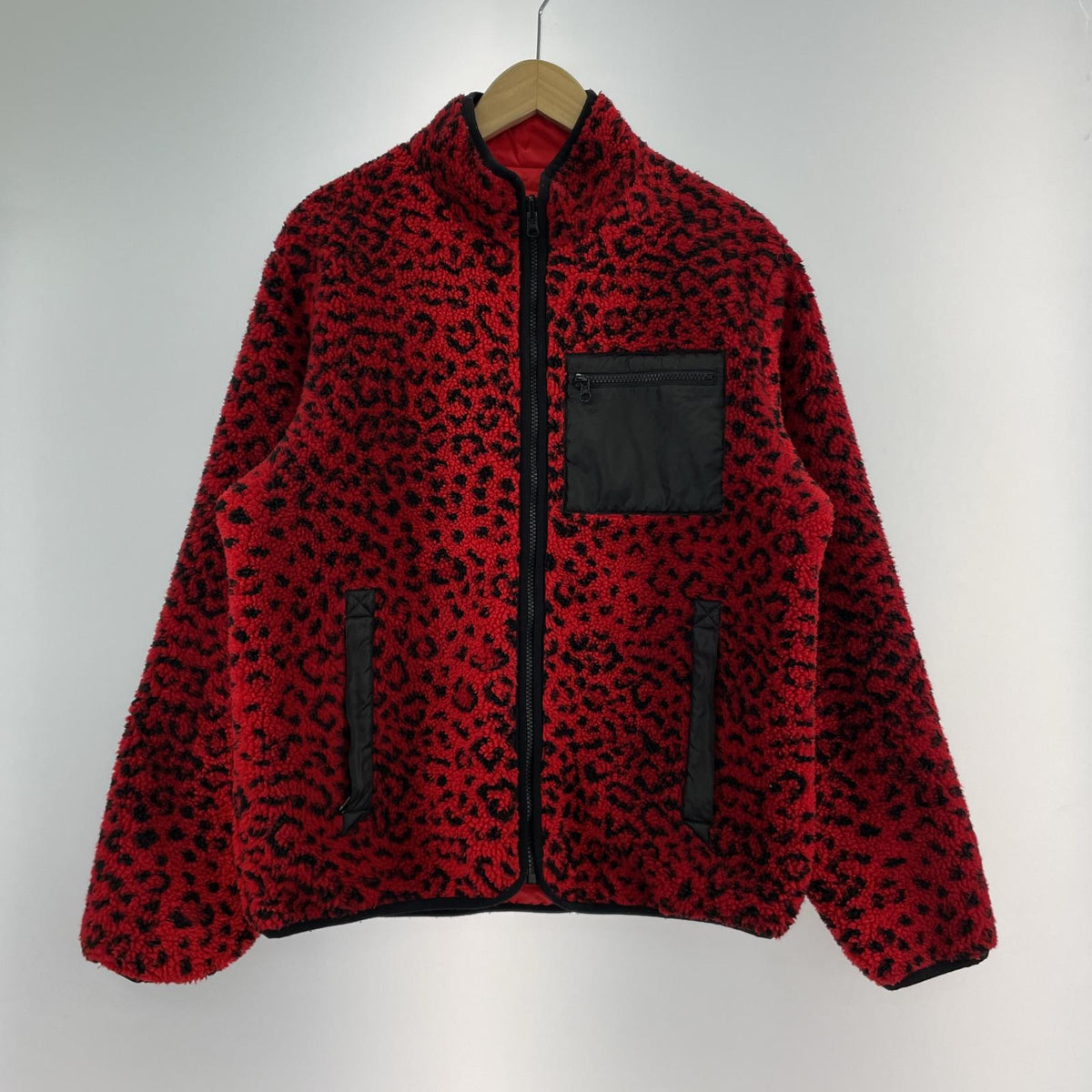 ジャケット 17AW Leopard Fleece Reversible Jacket(M) M