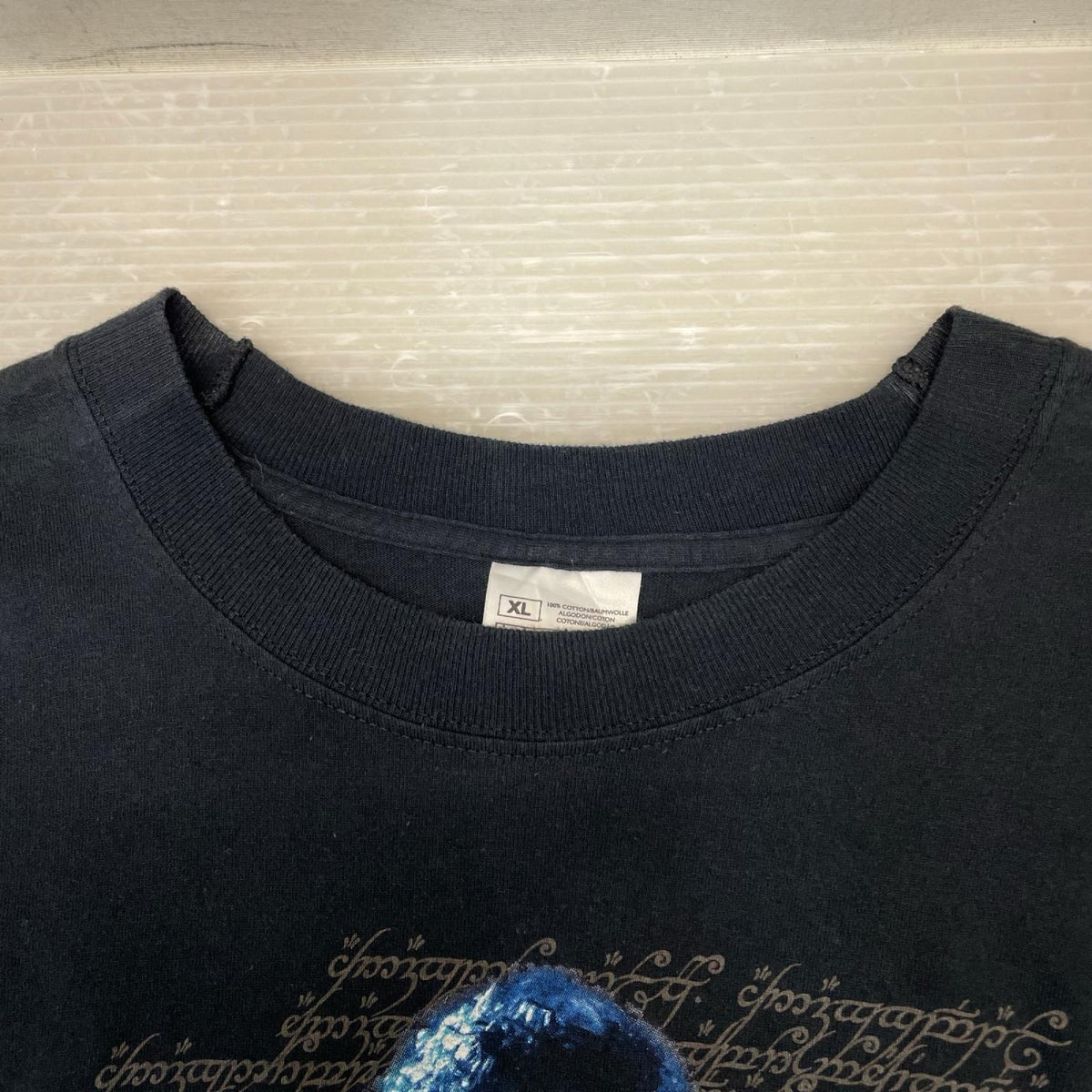 半袖Ｔシャツ 00s LORD OF THE RINGS ムービーTシャツ 2001年 EURO SCREEN STARS LL ブラック