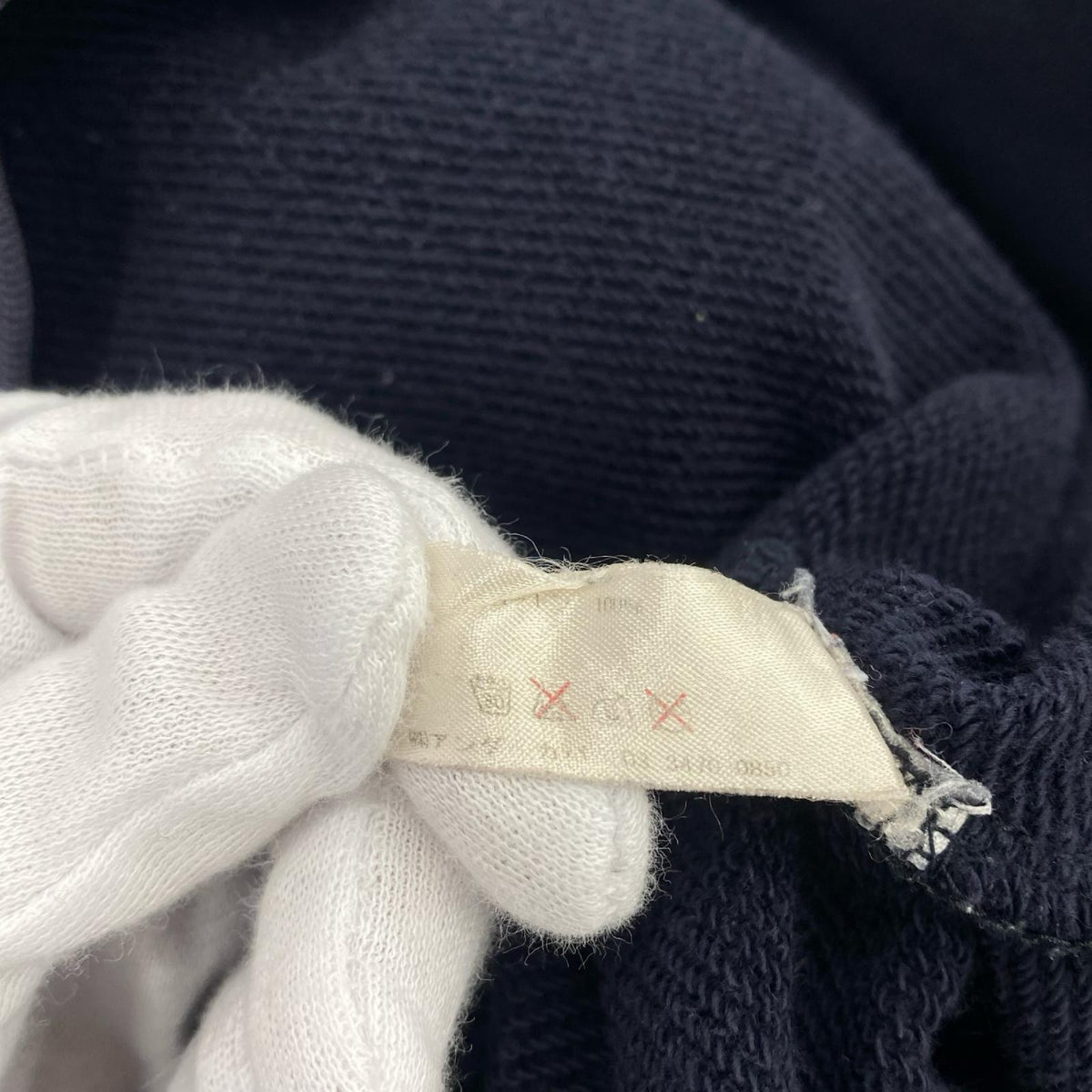 スウェット UNDERCOVER ﾌﾟﾘﾝﾄｽｳｪｯﾄ 紺 (L) L ネイビー
