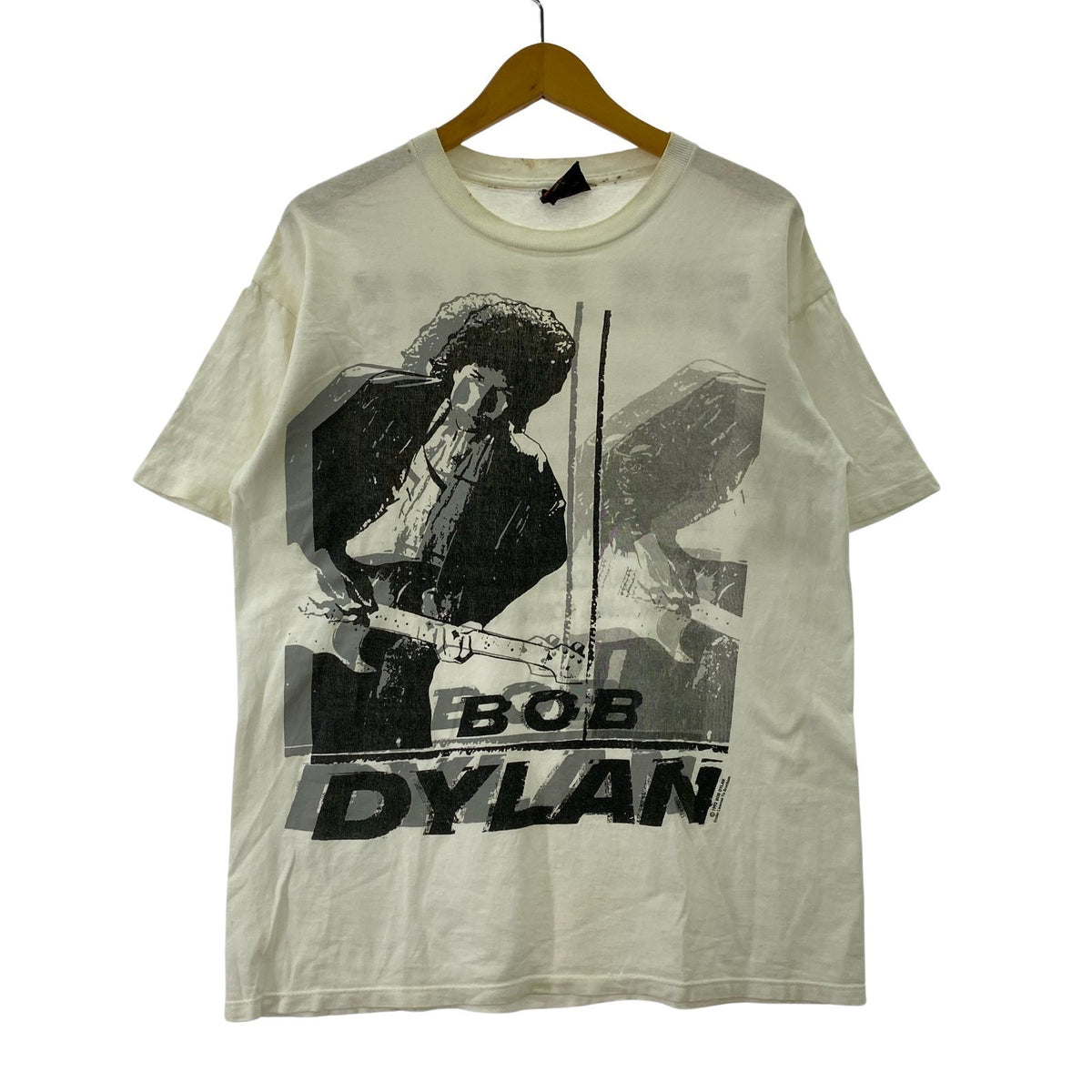 半袖Ｔシャツ バンドT 90s ボブディラン USA製 白 (L) L ホワイト