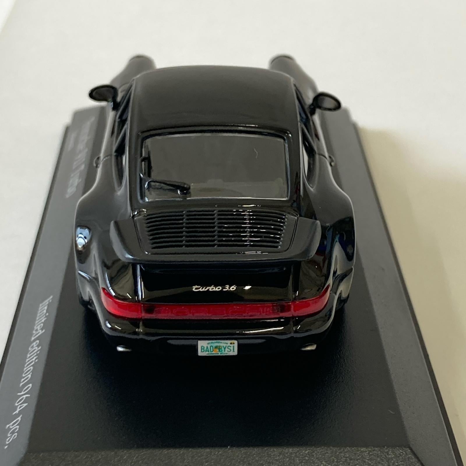 PMA ポルシェ911　ターボ　タイプ964　ブラック スケールカー