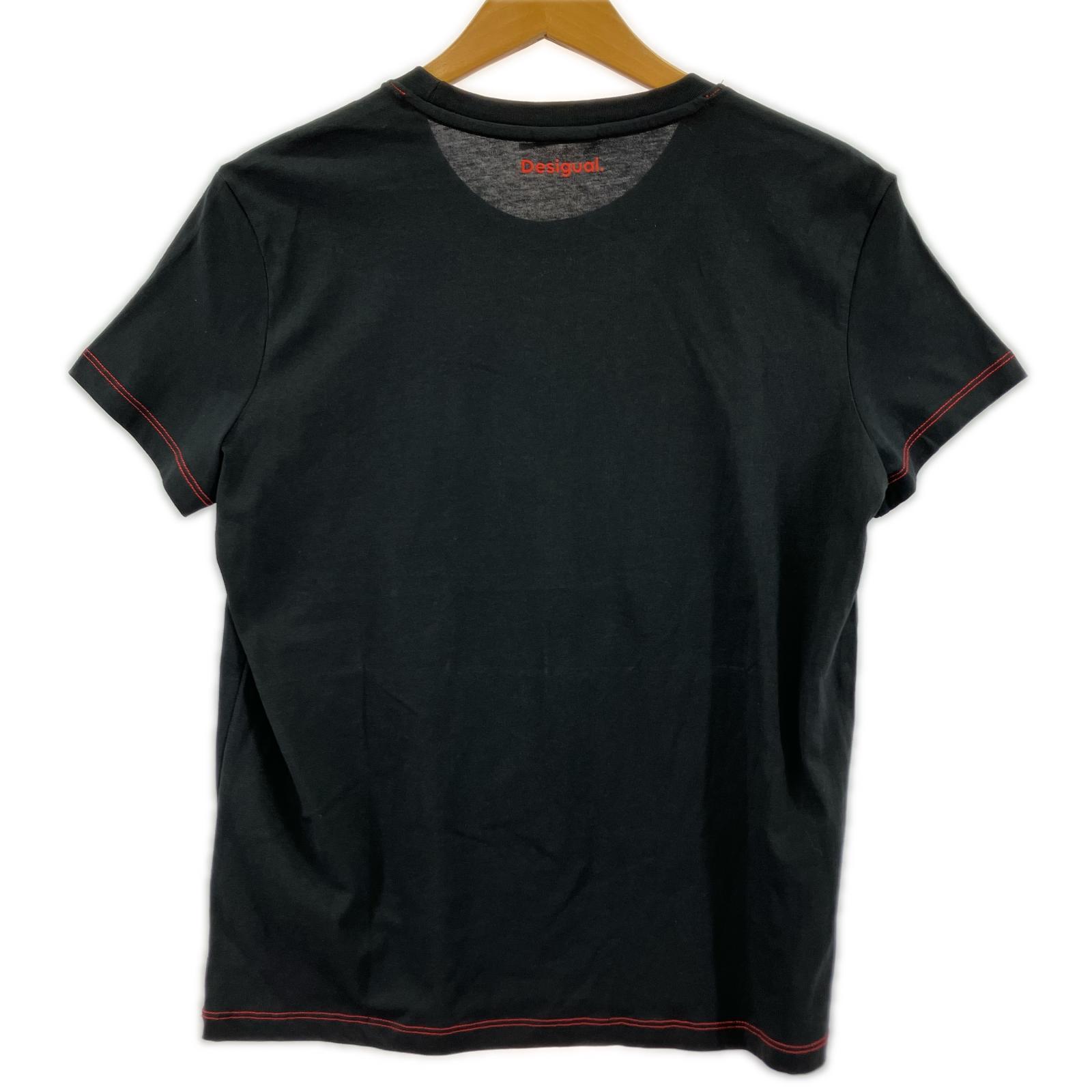 半袖Ｔシャツ パッチ アニマルプリントTEE/ブラック M ブラック
