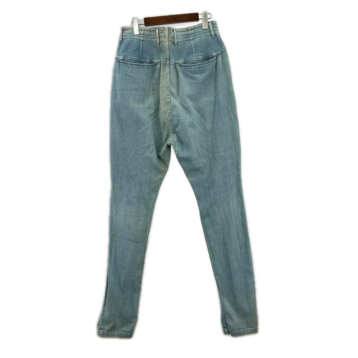 デニムパンツ KAPITAL ｽﾅｯﾌﾟﾎﾞﾀﾝ ﾍﾞﾙﾃｯﾄﾞﾃﾞﾆﾑﾊﾟﾝﾂ ｻｯｸｽ