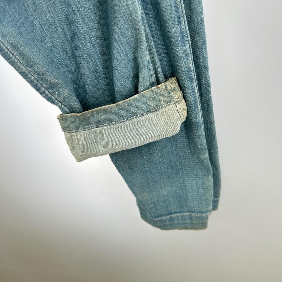 デニムパンツ KAPITAL ｽﾅｯﾌﾟﾎﾞﾀﾝ ﾍﾞﾙﾃｯﾄﾞﾃﾞﾆﾑﾊﾟﾝﾂ ｻｯｸｽ