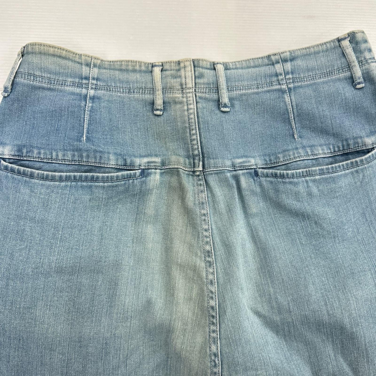 デニムパンツ KAPITAL ｽﾅｯﾌﾟﾎﾞﾀﾝ ﾍﾞﾙﾃｯﾄﾞﾃﾞﾆﾑﾊﾟﾝﾂ ｻｯｸｽ