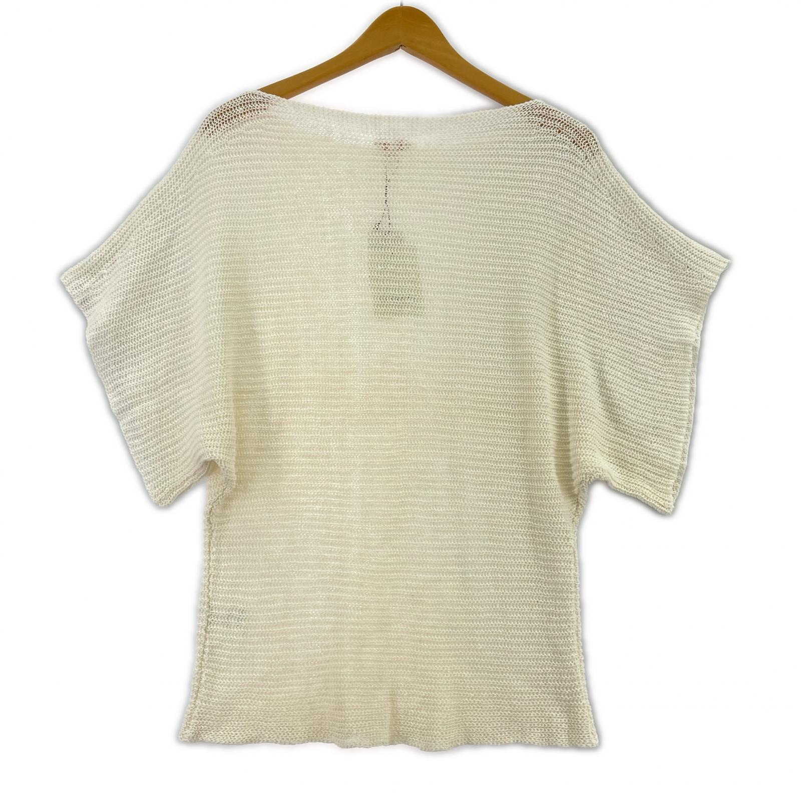 半袖Ｔシャツ ニットカットソー　ベージュ S ベージュ