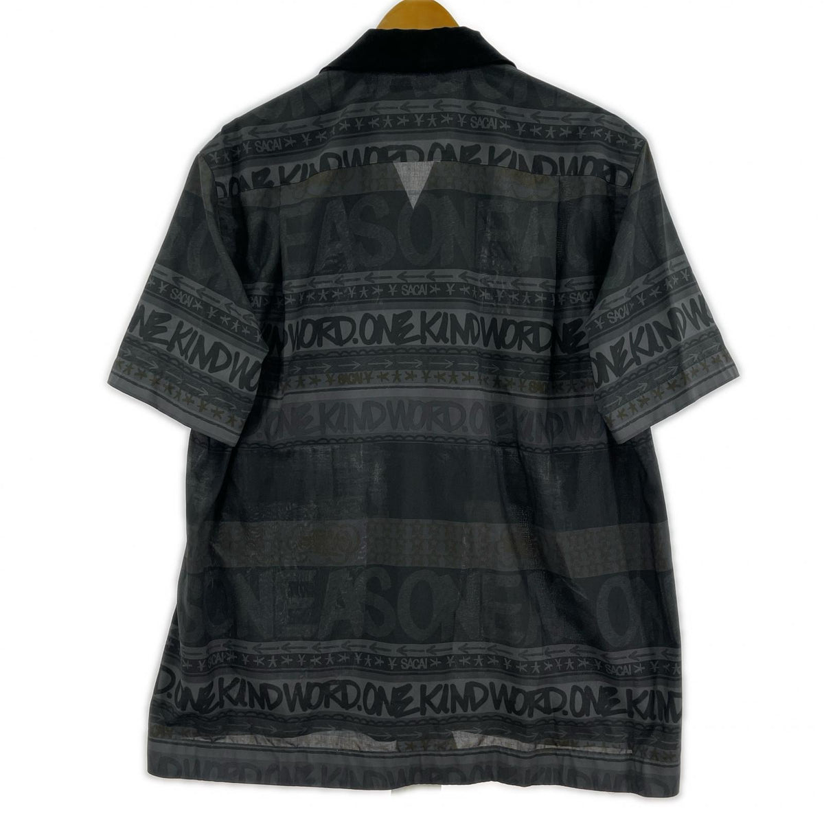 半袖シャツ Sacai 23SS Eric Haze Bandana Print Shirt 23-03076M (1) 1 ブラック