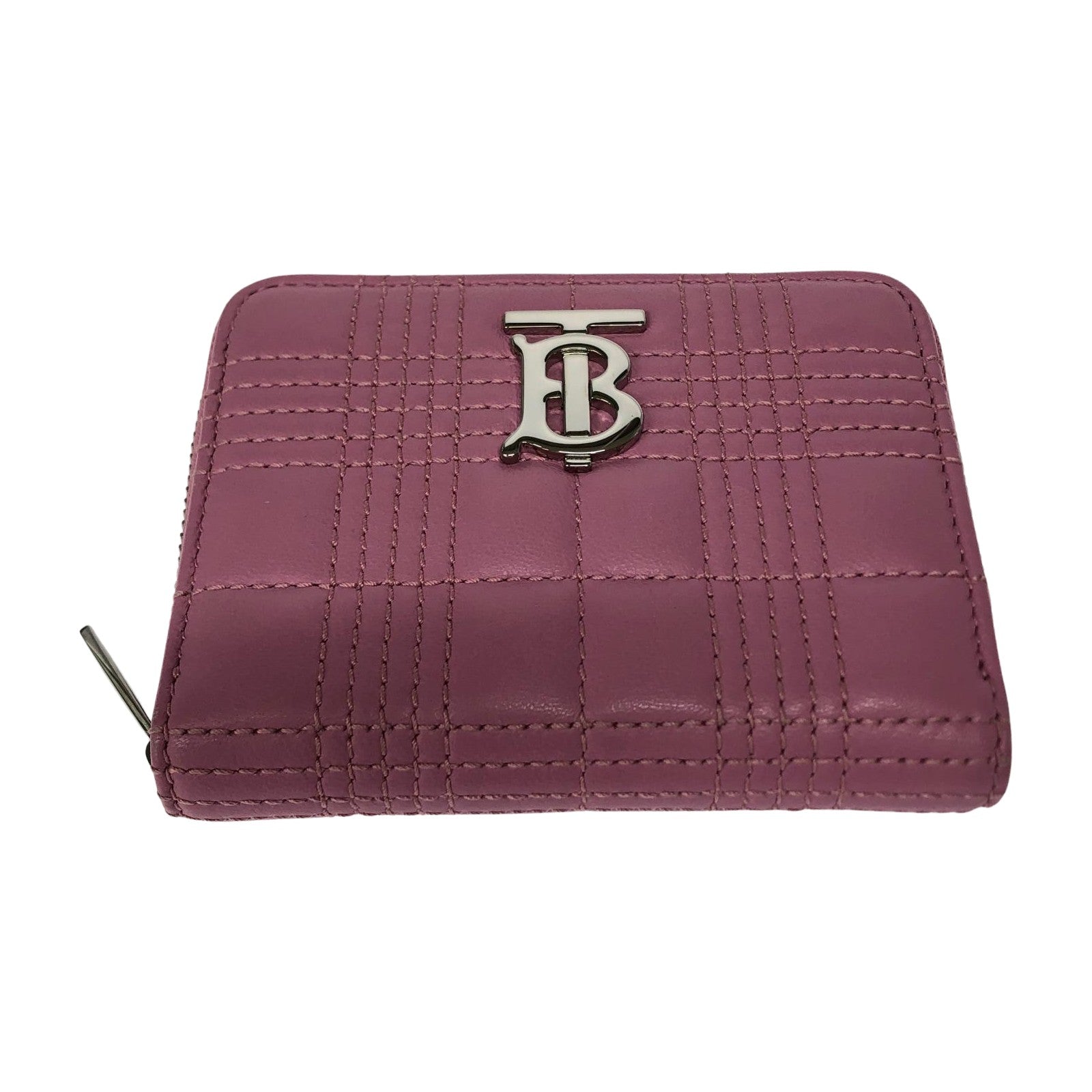 コンパクトウォレット QUILTED LAMBSKIN LOLA ZIP WALLET 8049290 ピンク
