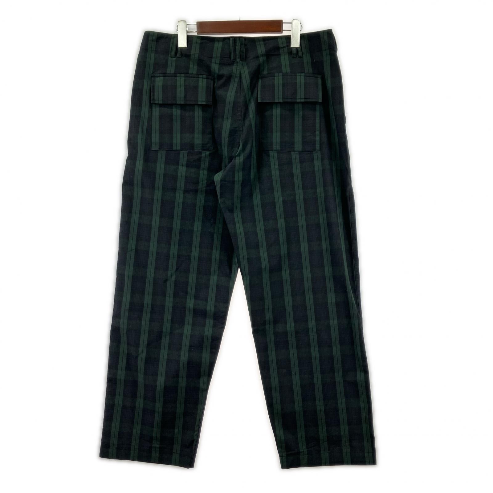 パンツ RHC チェック ボトムス グリーン L グリーン