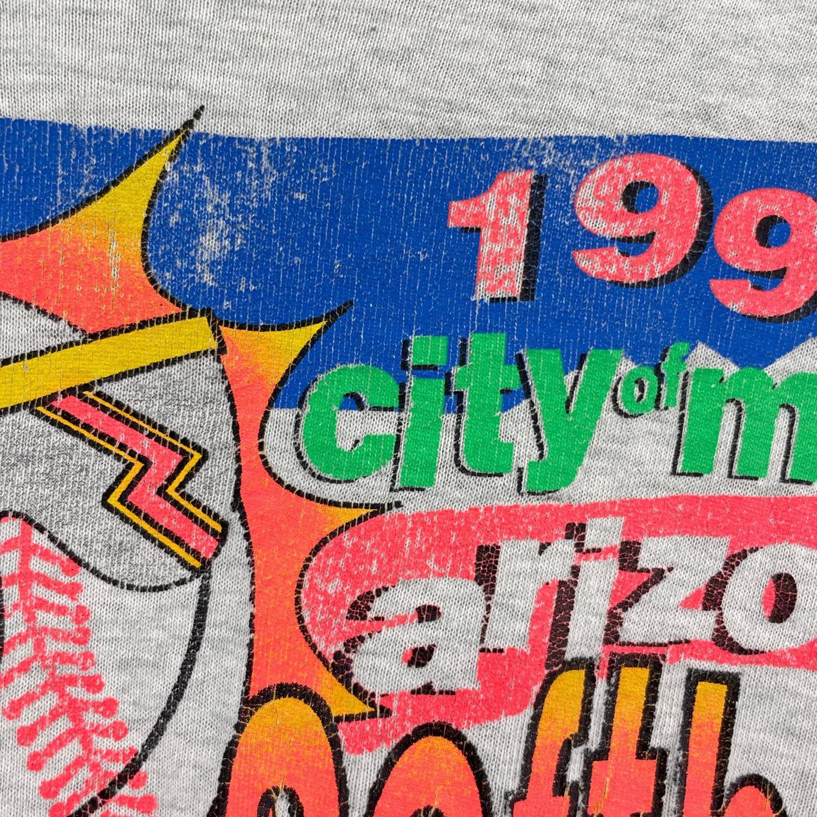半袖Ｔシャツ 1993/arisona softball tournament グレー