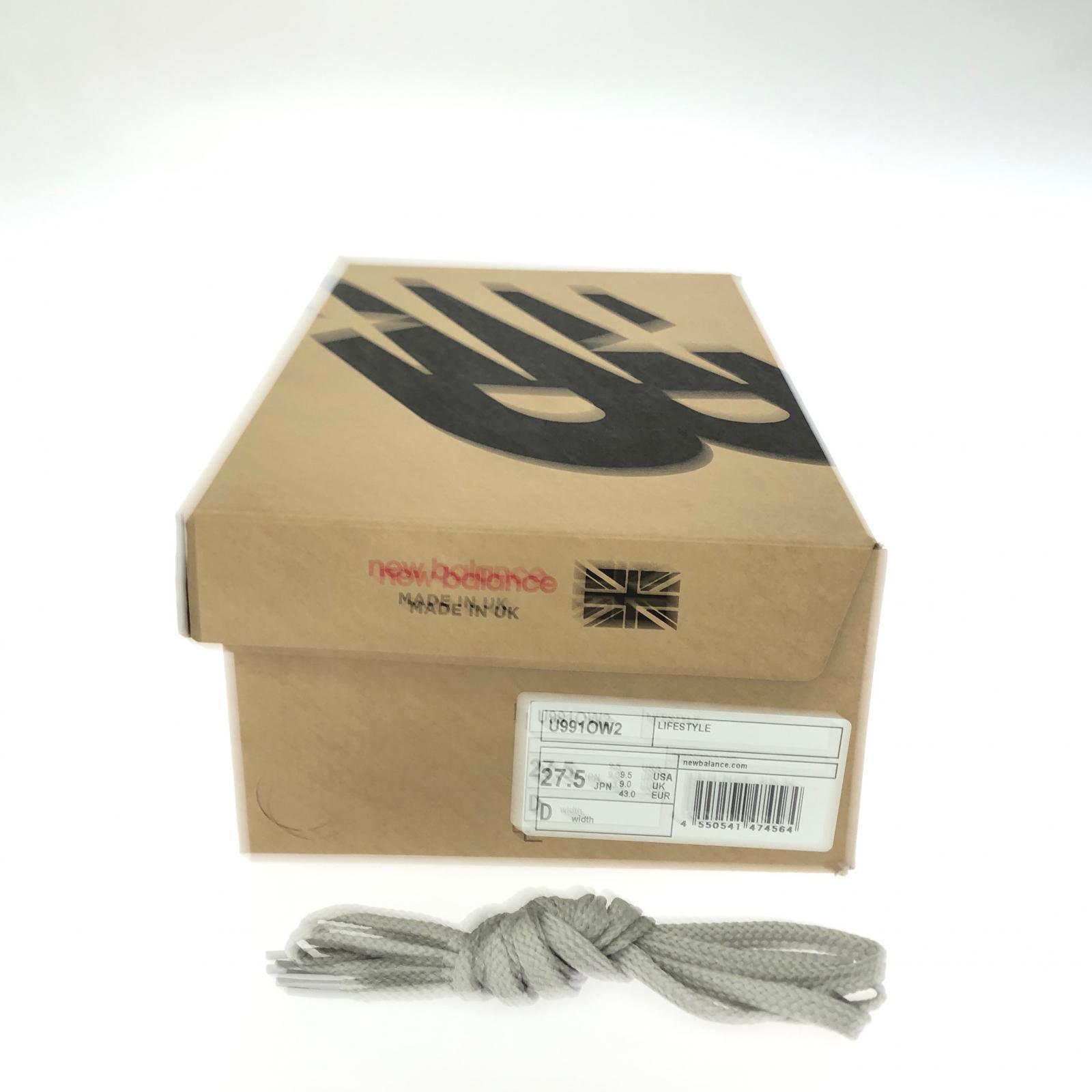 スニーカー MADEINENGLAND 991 （27.5） ホワイト