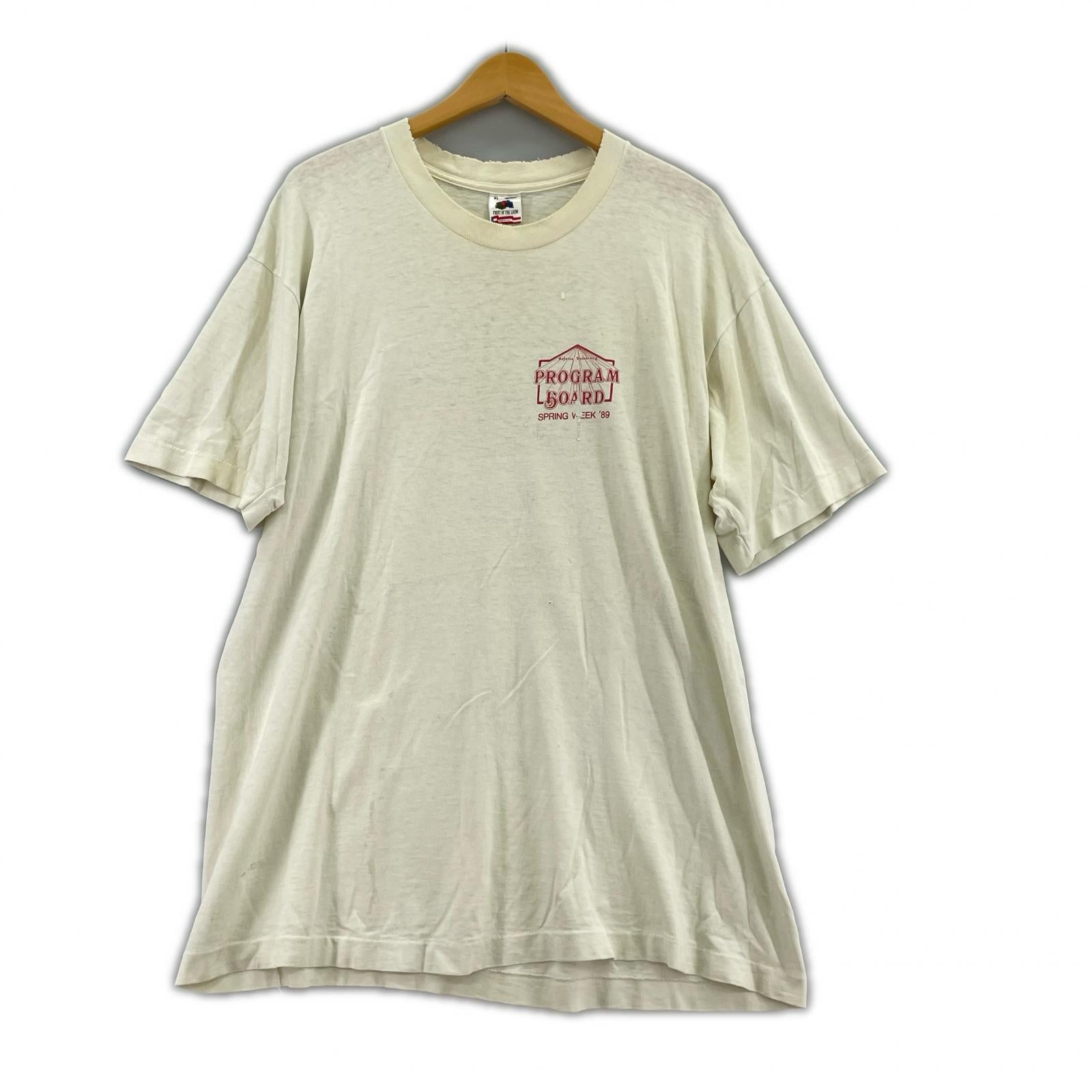 半袖Ｔシャツ 80s/hot hot hot/バックプリント/XL ホワイト