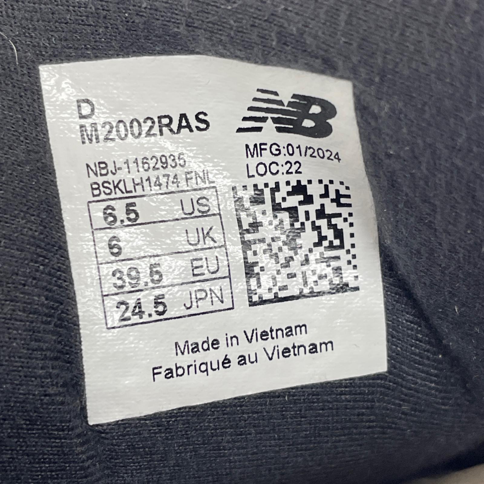 スニーカー M2002RAS ネイビー 24.5cm (US6 1/2 UK6 EU39) ネイビー