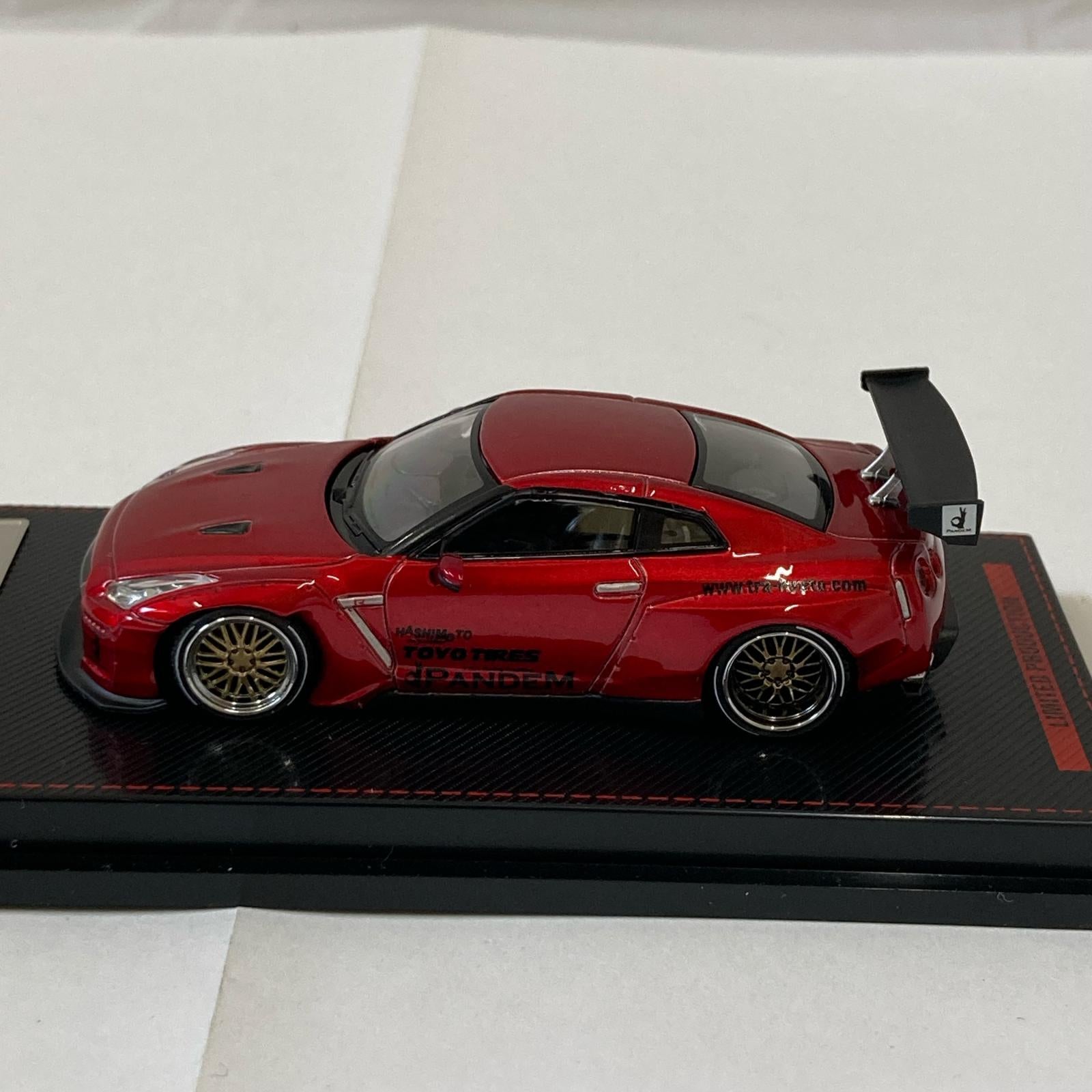 IG 日産GTR R35 パンデム　レッドM ミニカーその他