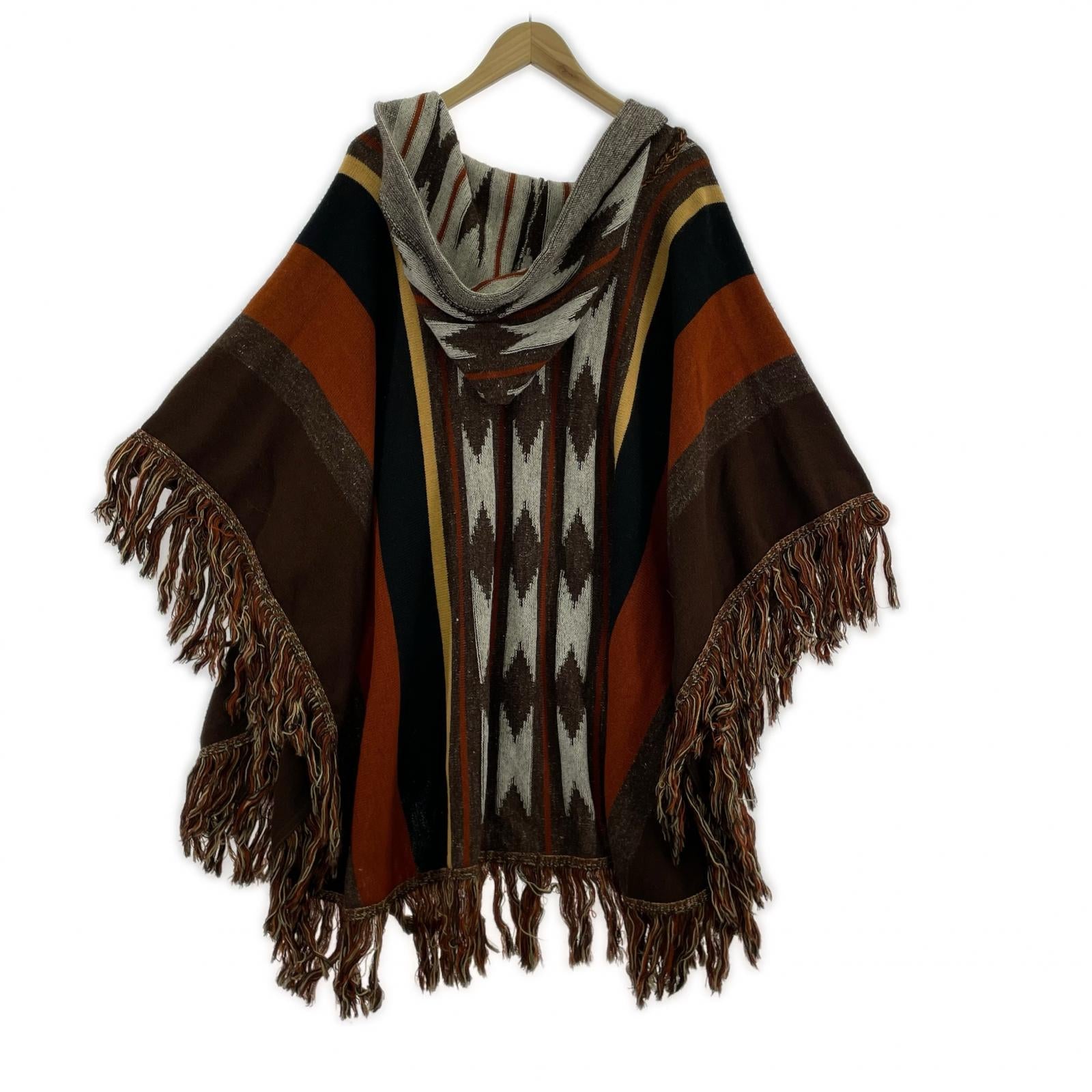 ジャケット 70's　Cuddle knit　ﾆｯﾄﾎﾟﾝﾁｮ マルチカラー