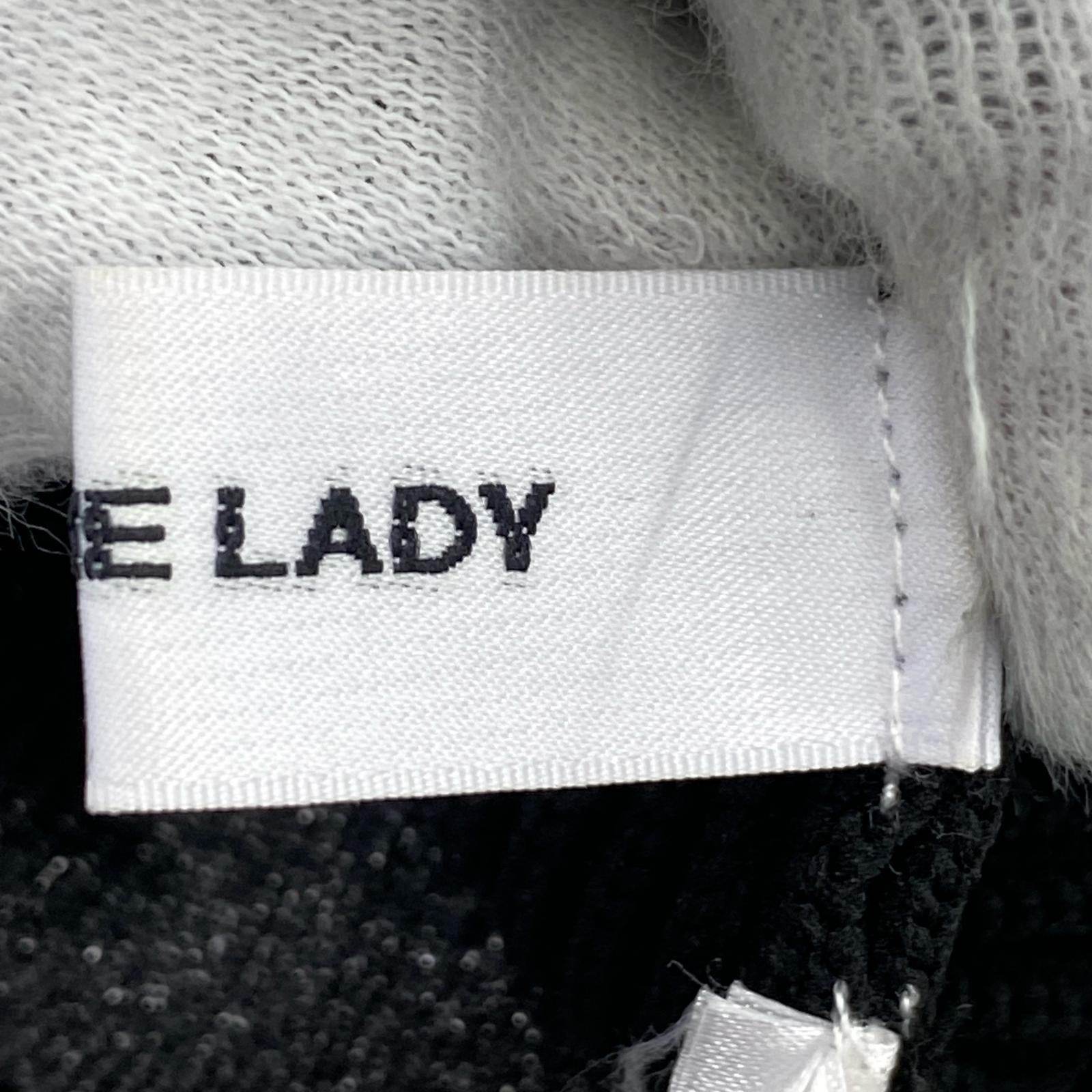 ワンピース MELT THE LADY シアー切替ニットワンピース F ブラック フリー ブラック