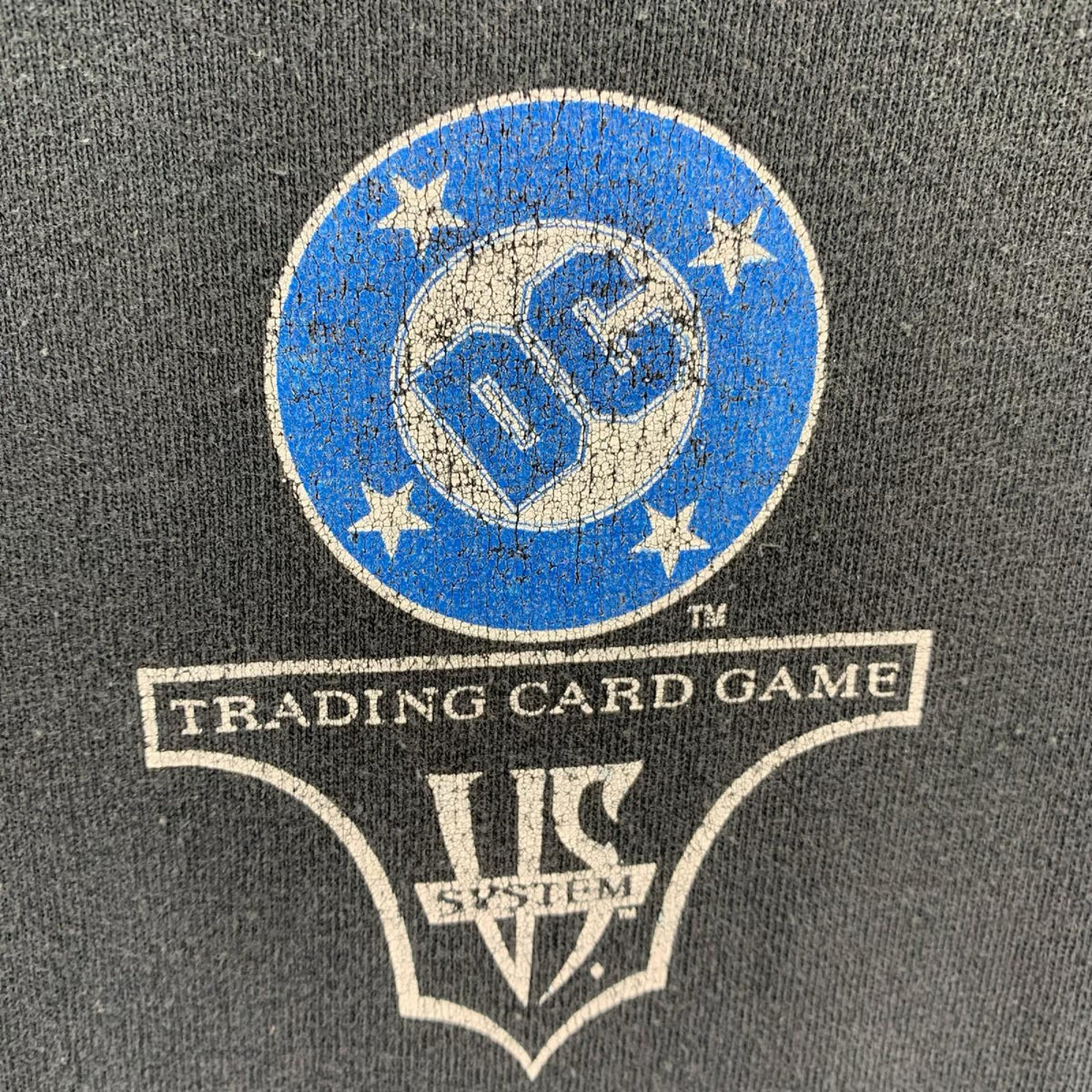 半袖Ｔシャツ 00s Superman DC Trading Card game Tee L L ネイビー