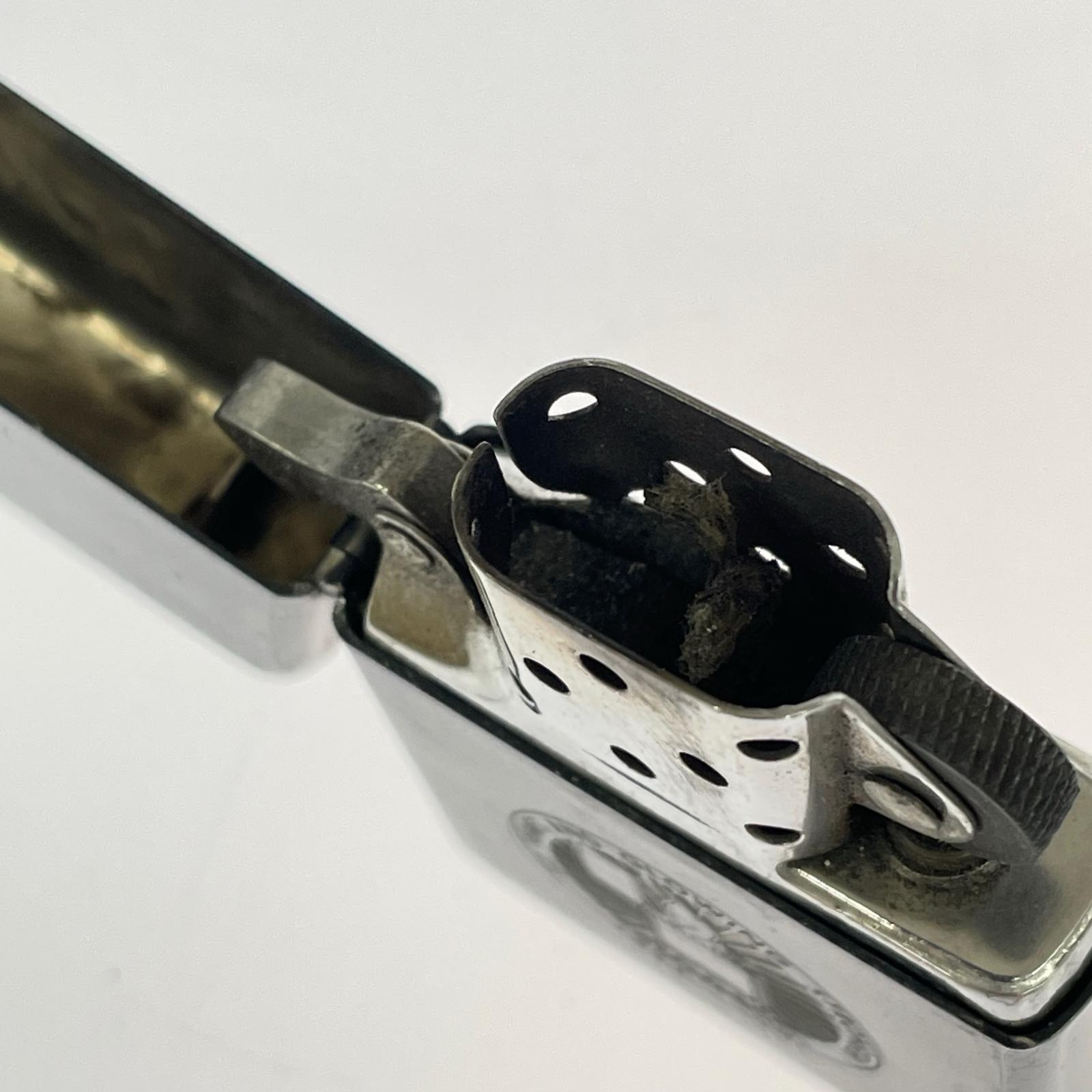 ライター ZIPPOデザイン　黒 ブラック